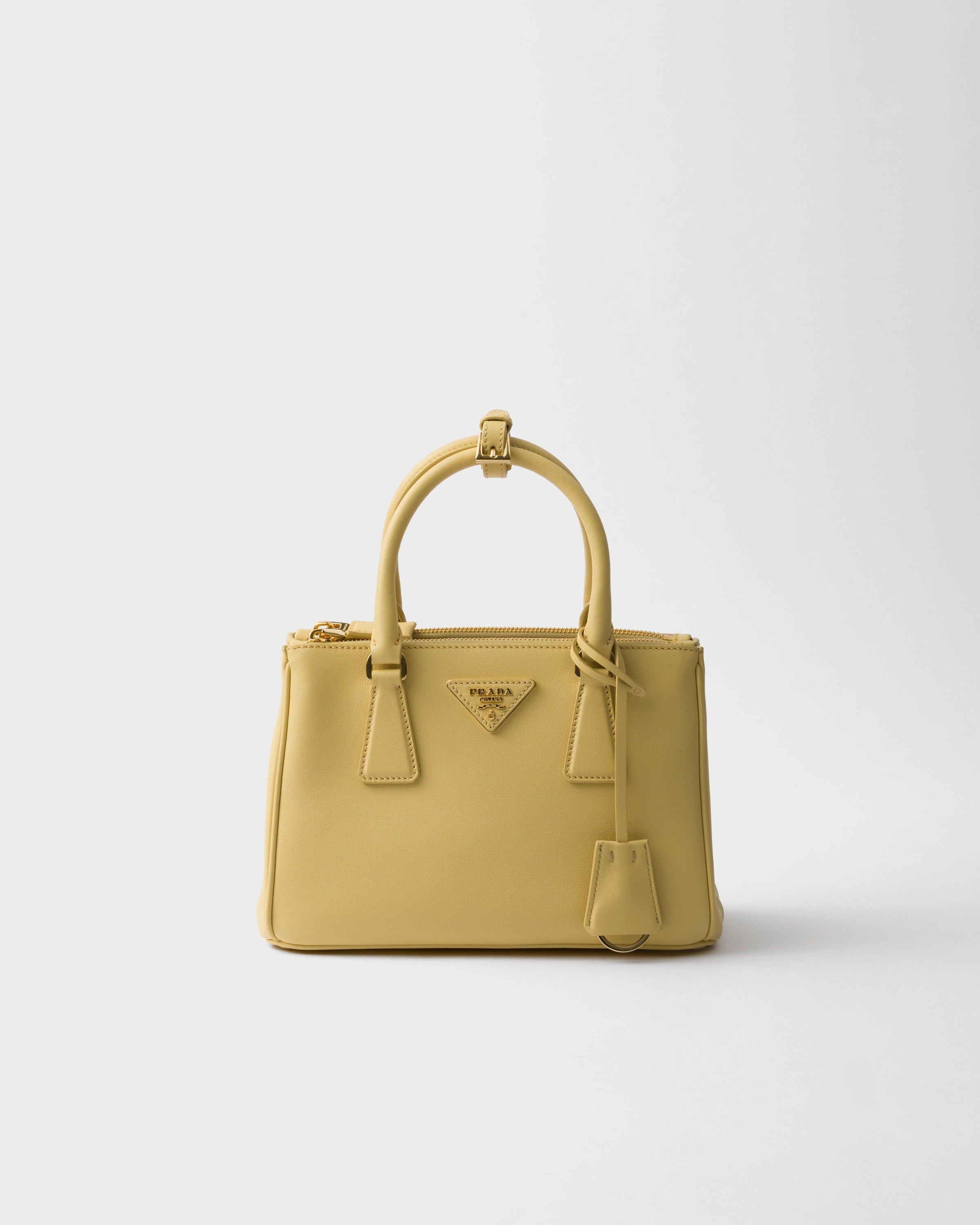 Small Prada Galleria leather bag Vanilla