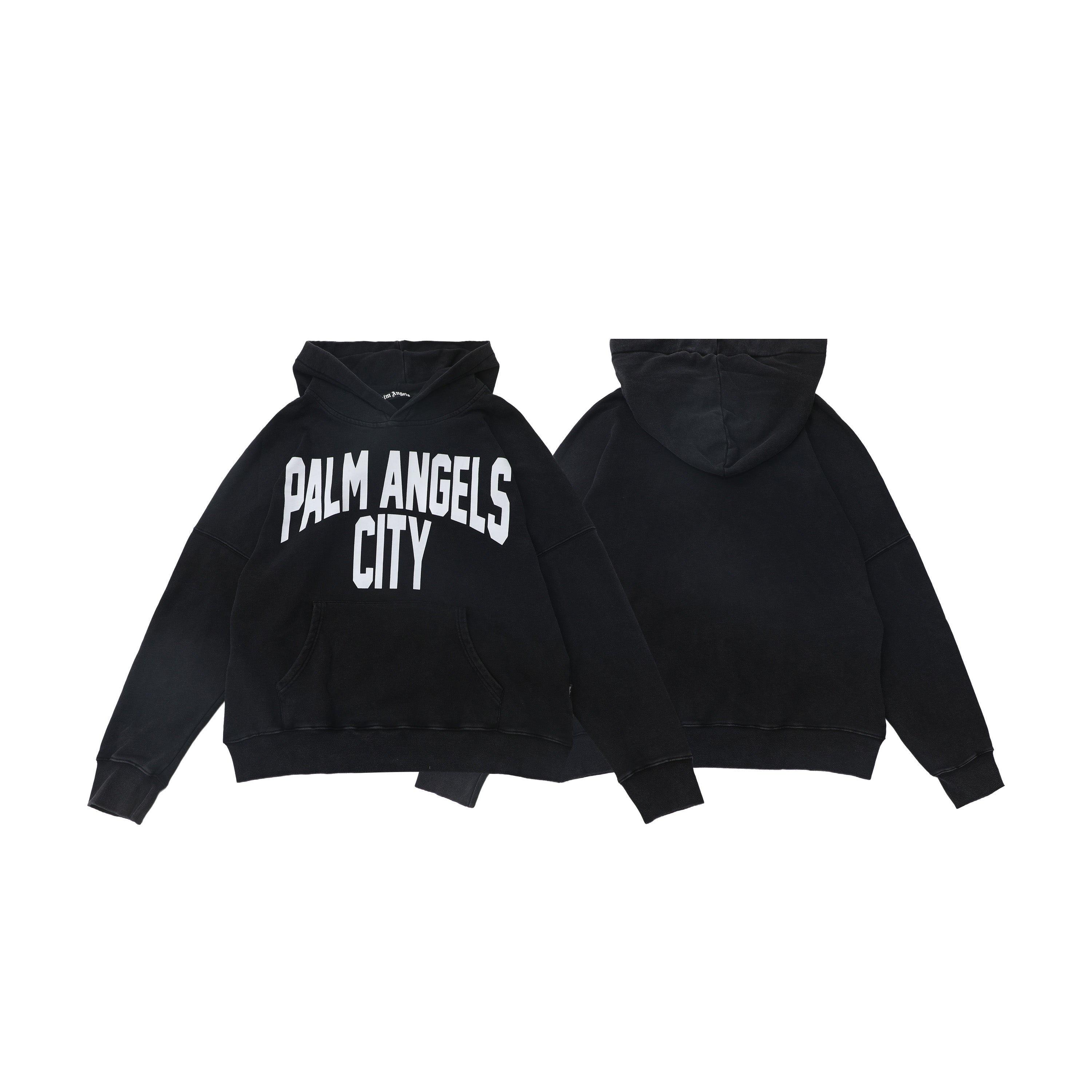 Palm Angels Hoodie White Logo