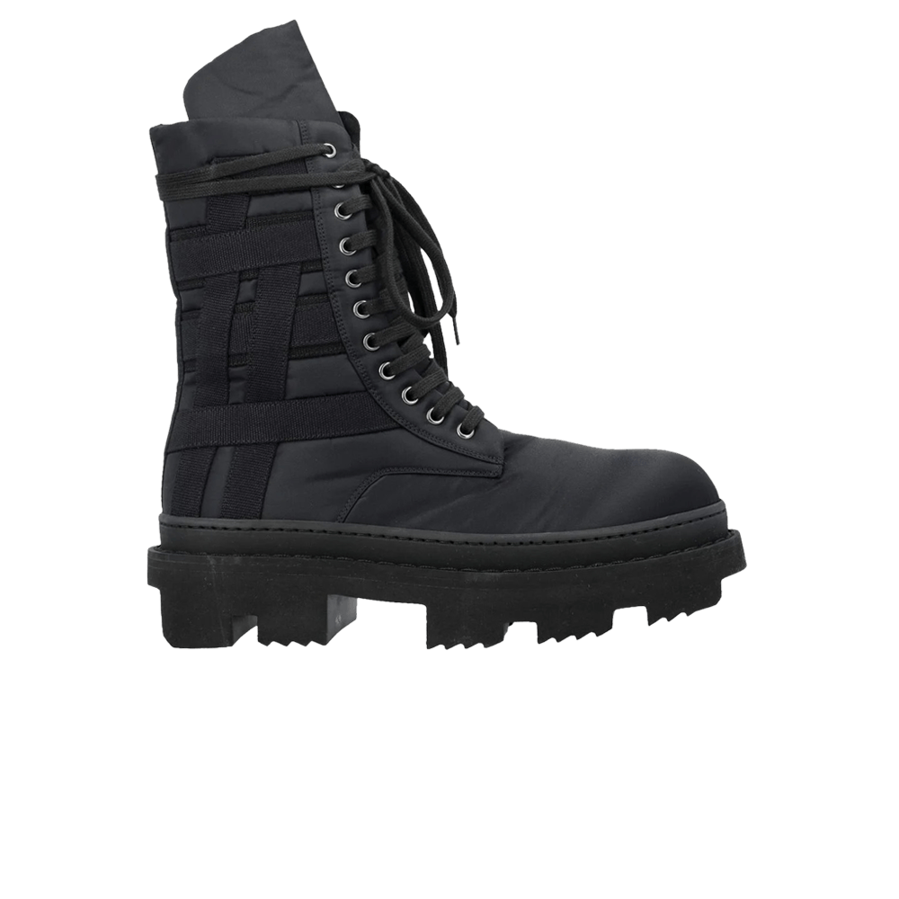 Rick Owens DRKSHDW Army Megatooth Ankle Boot 'Black'