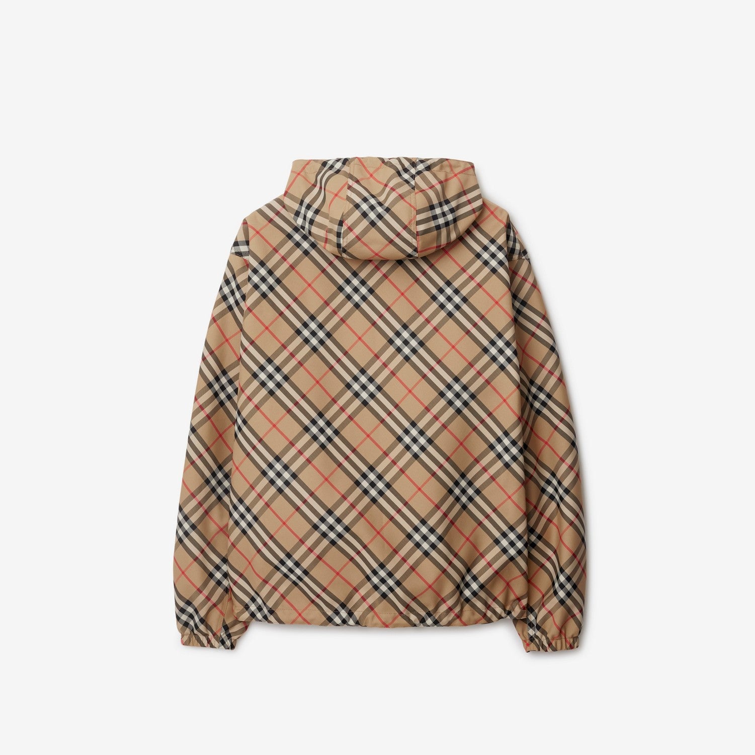 Reversible Check Jacket - Sand