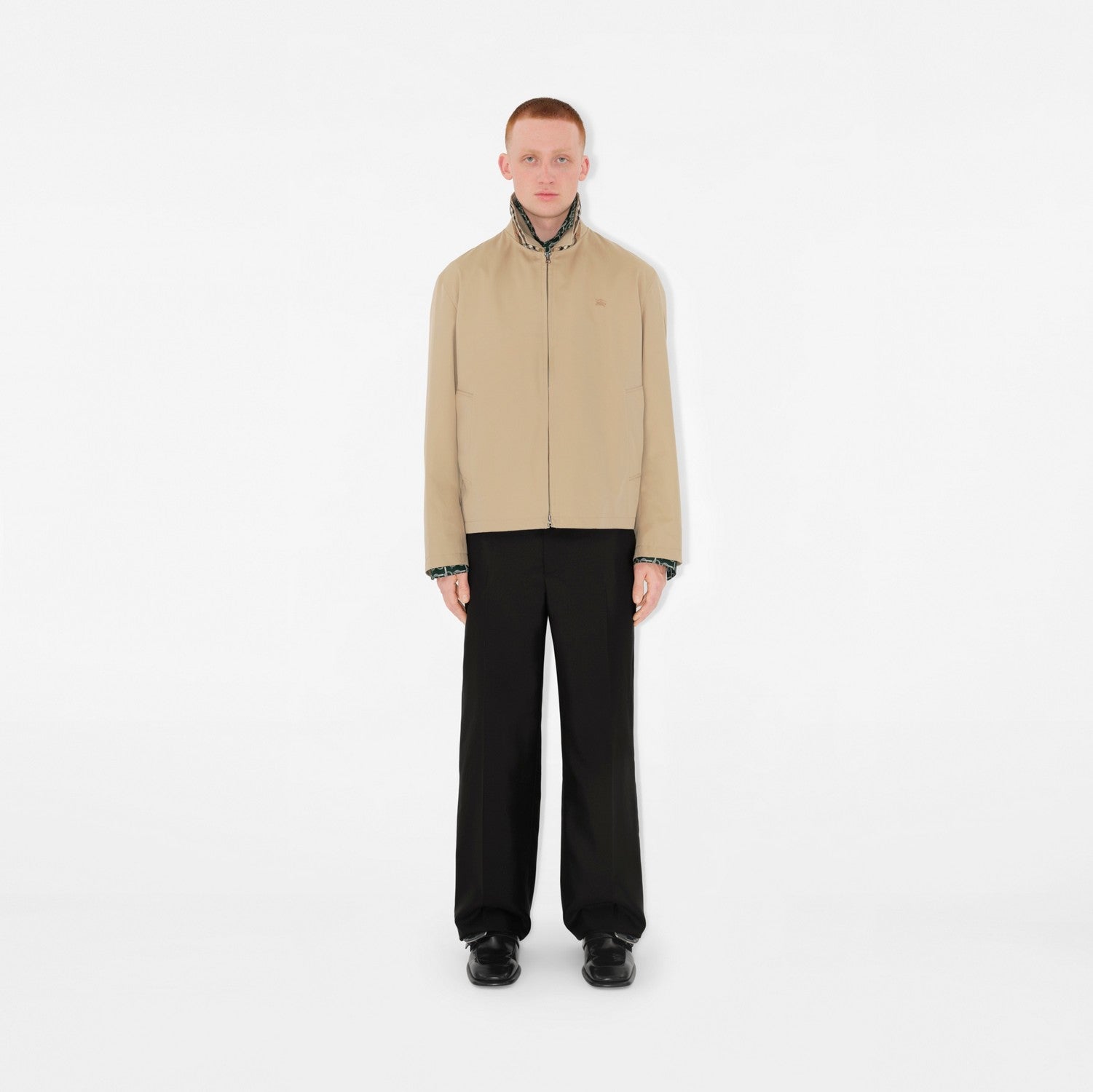 Gabardine Harrington Jacket - Honey