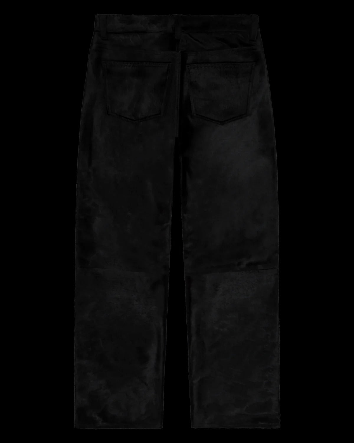 Genuine Calf Hair Pant Black Black