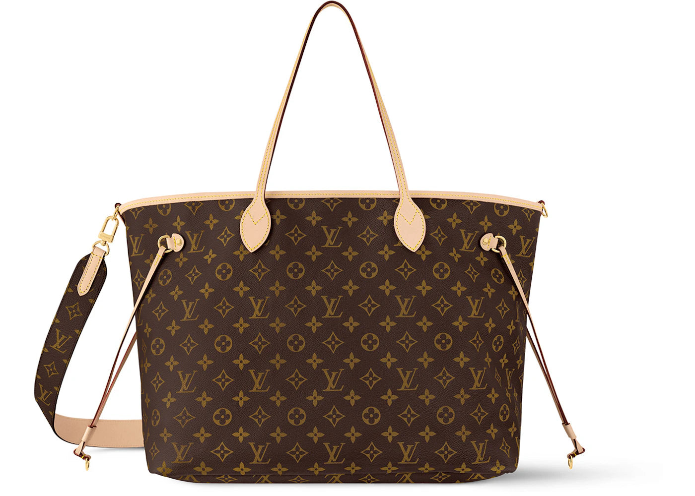 Louis Vuitton Neverfull Bandouliere GM Inside Out Monogram/Beige