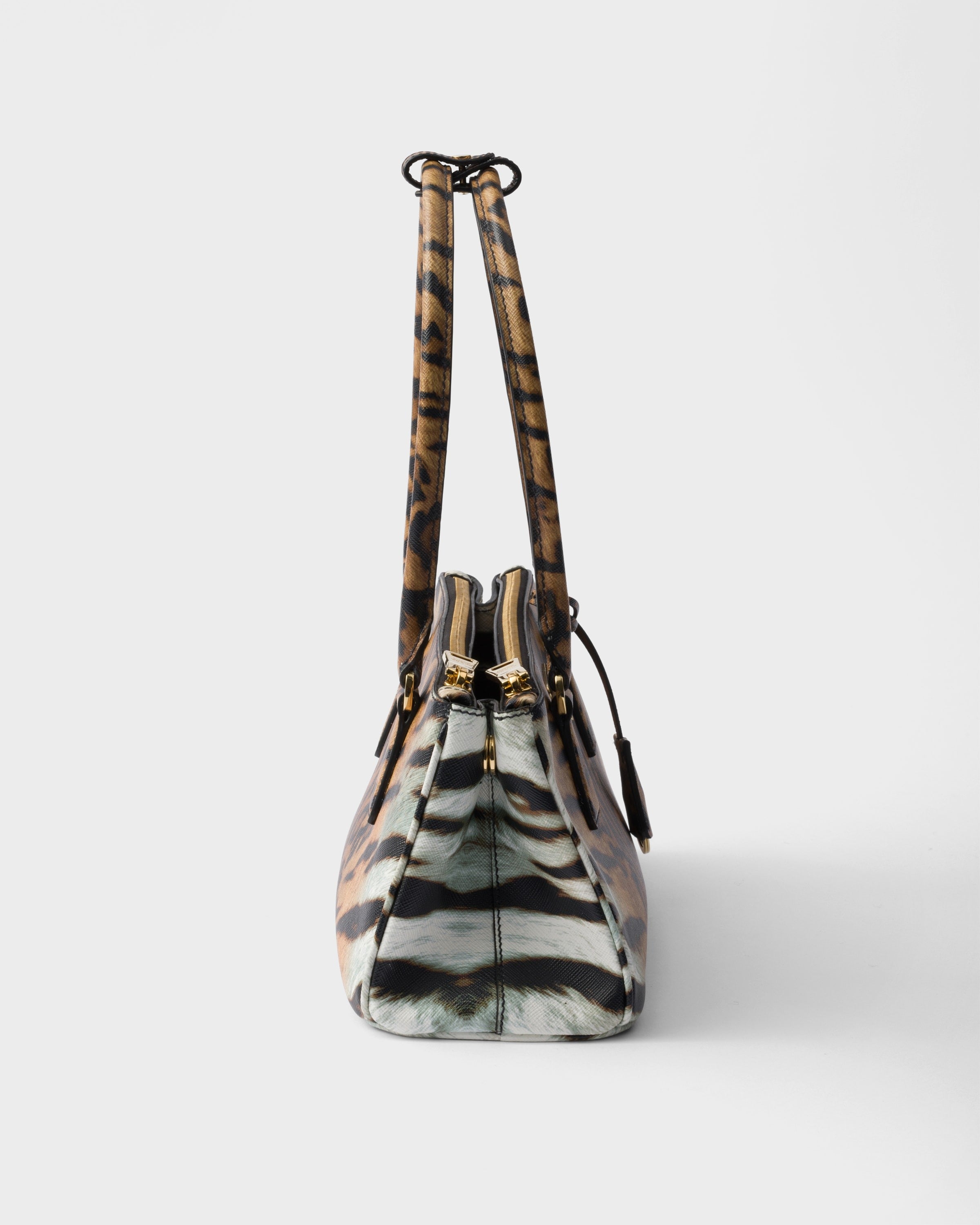 Prada Galleria medium printed Saffiano leather bag Honey