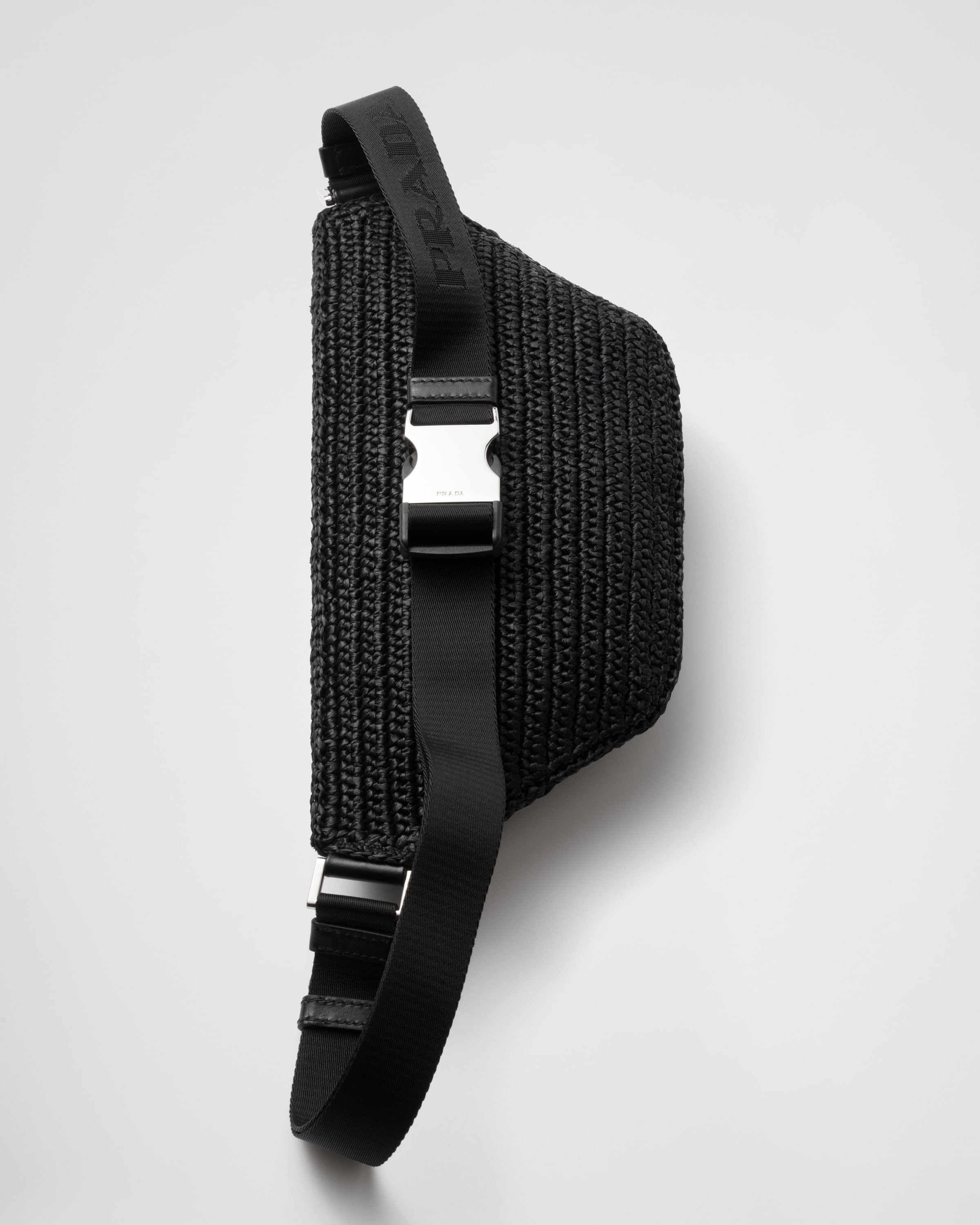 Crochet belt bag Black