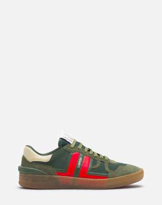 CLAY MESH SNEAKERS - GREEN/RED