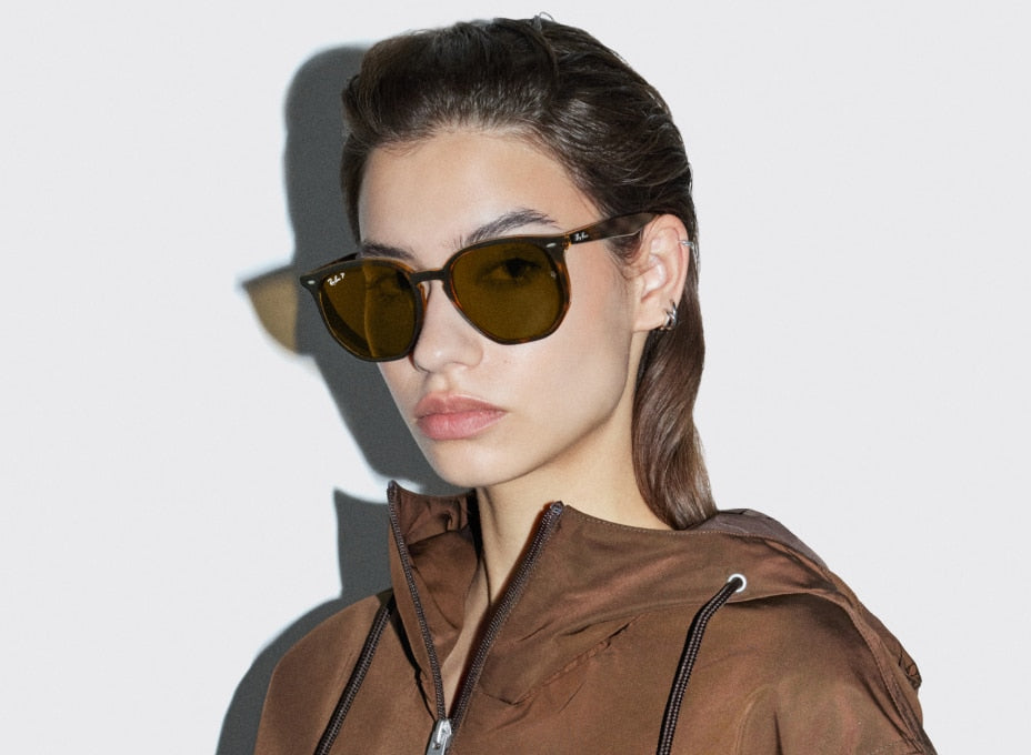 RAY-BAN RB4306 Light Havana - Unisex Sunglasses, B-15 Brown Lens