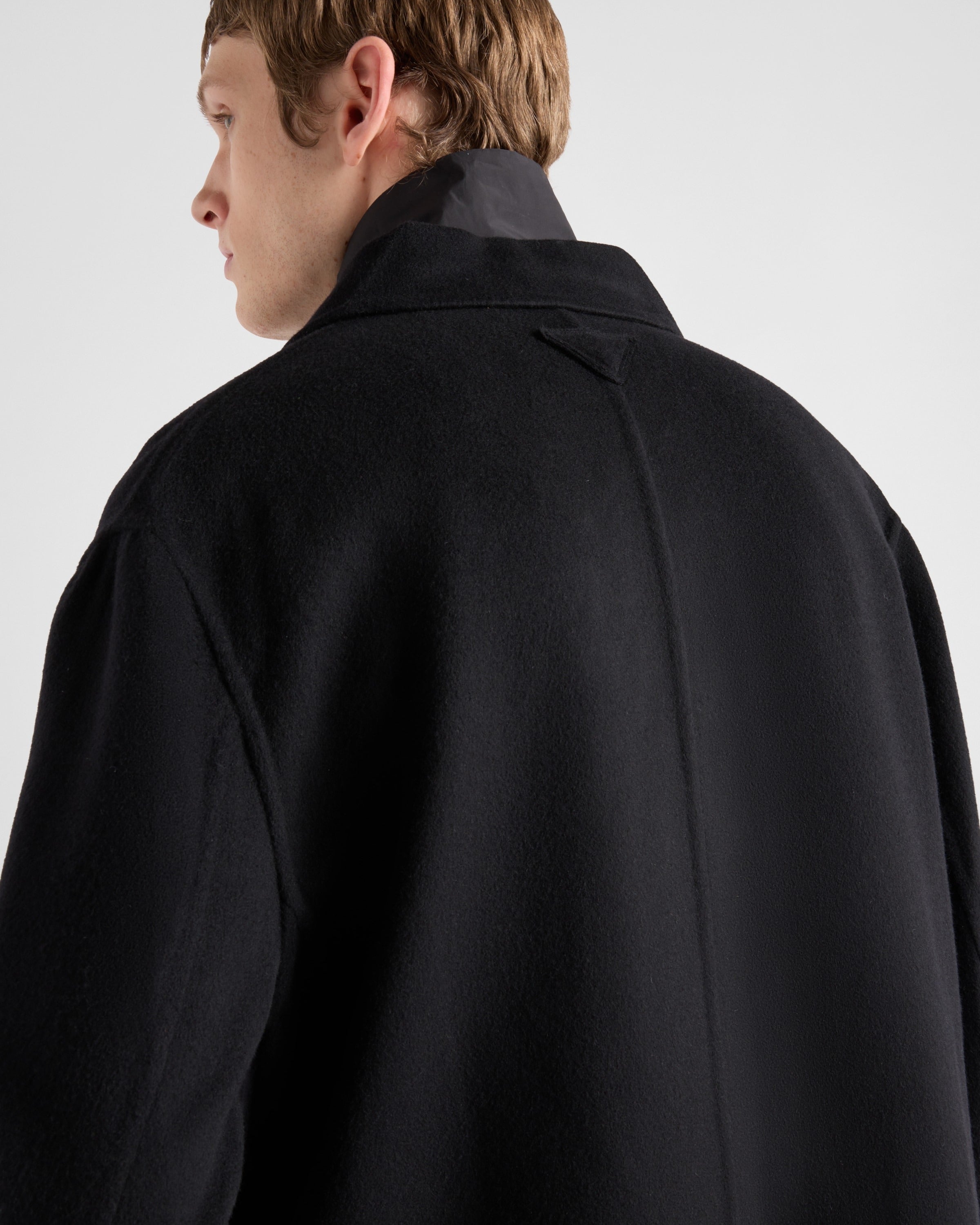 Wool blouson Black