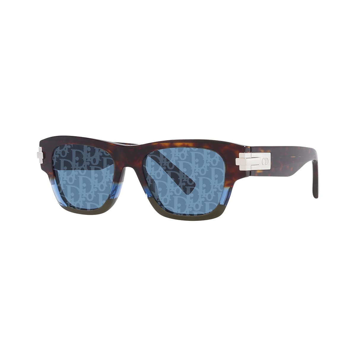 DIOR DiorBlackSuit Xl S2U Tortoise - Men Luxury Sunglasses, Blue Lens