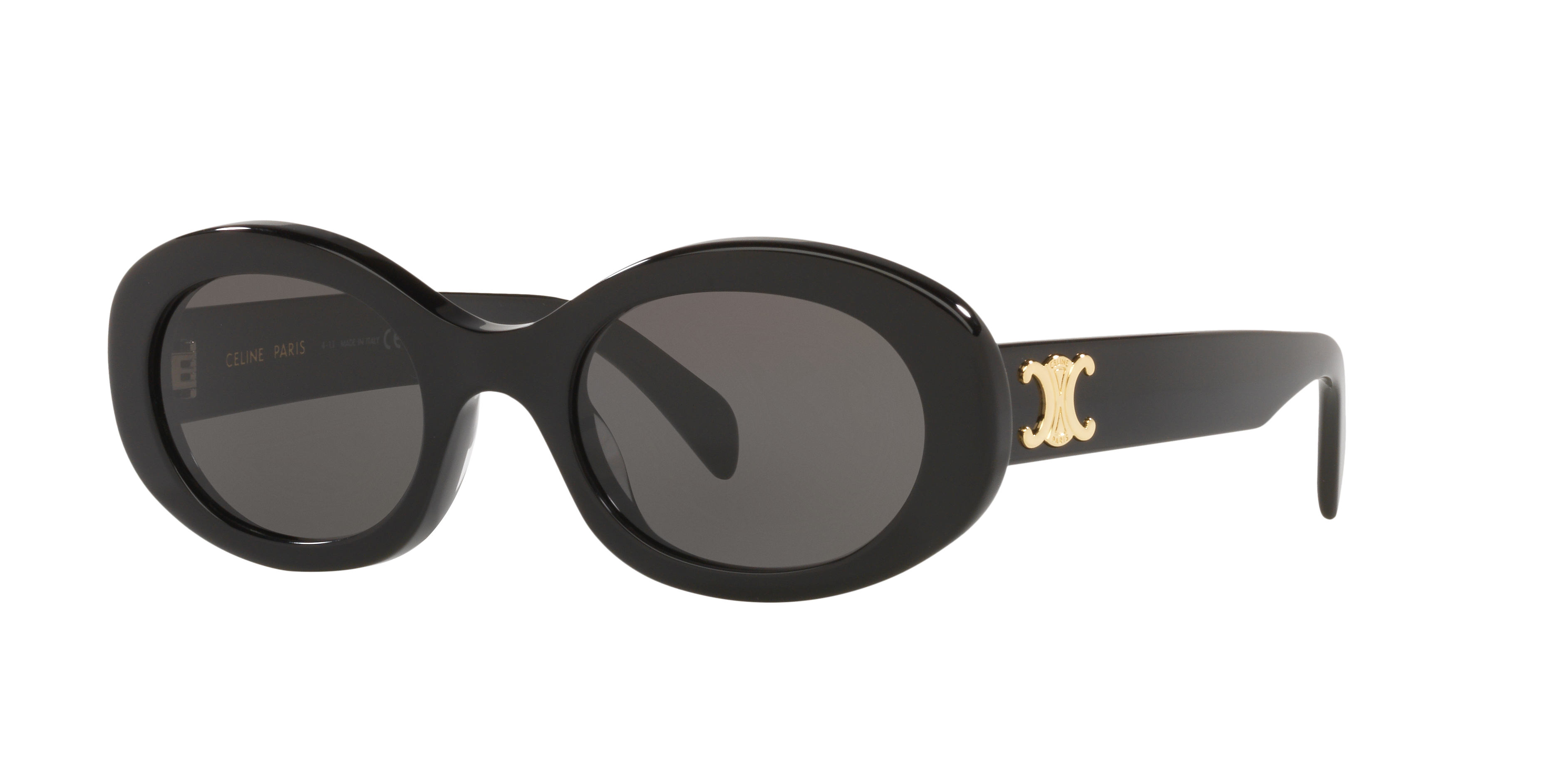 CELINE CL40194U Black Shiny - Women Luxury Sunglasses, Grey Lens