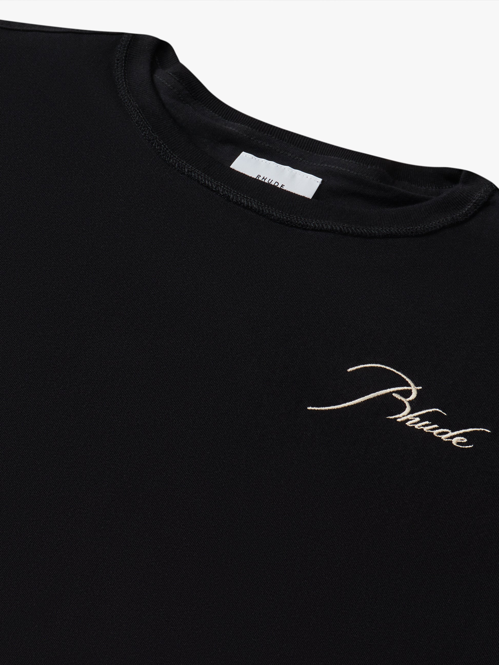 LS REVERSE TEE - BLACK