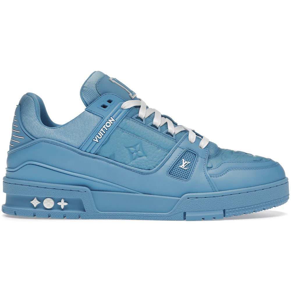 Louis Vuitton Trainer Blue Embossed Monogram