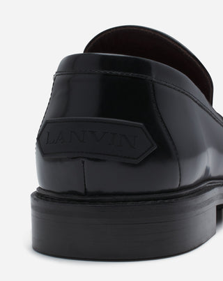 SPINTO LOAFERS IN GLOSSY LEATHER - BLACK