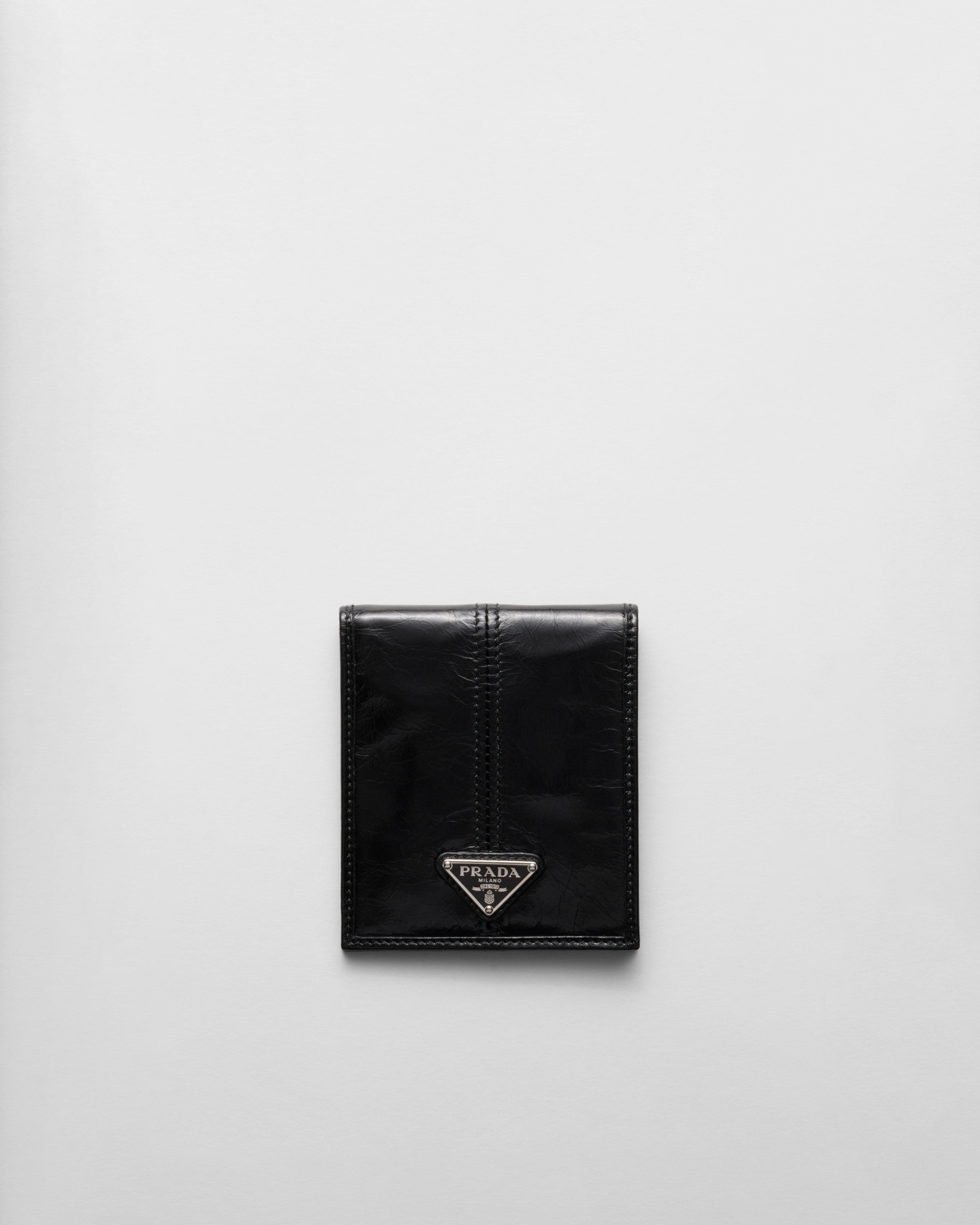 Leather wallet Black