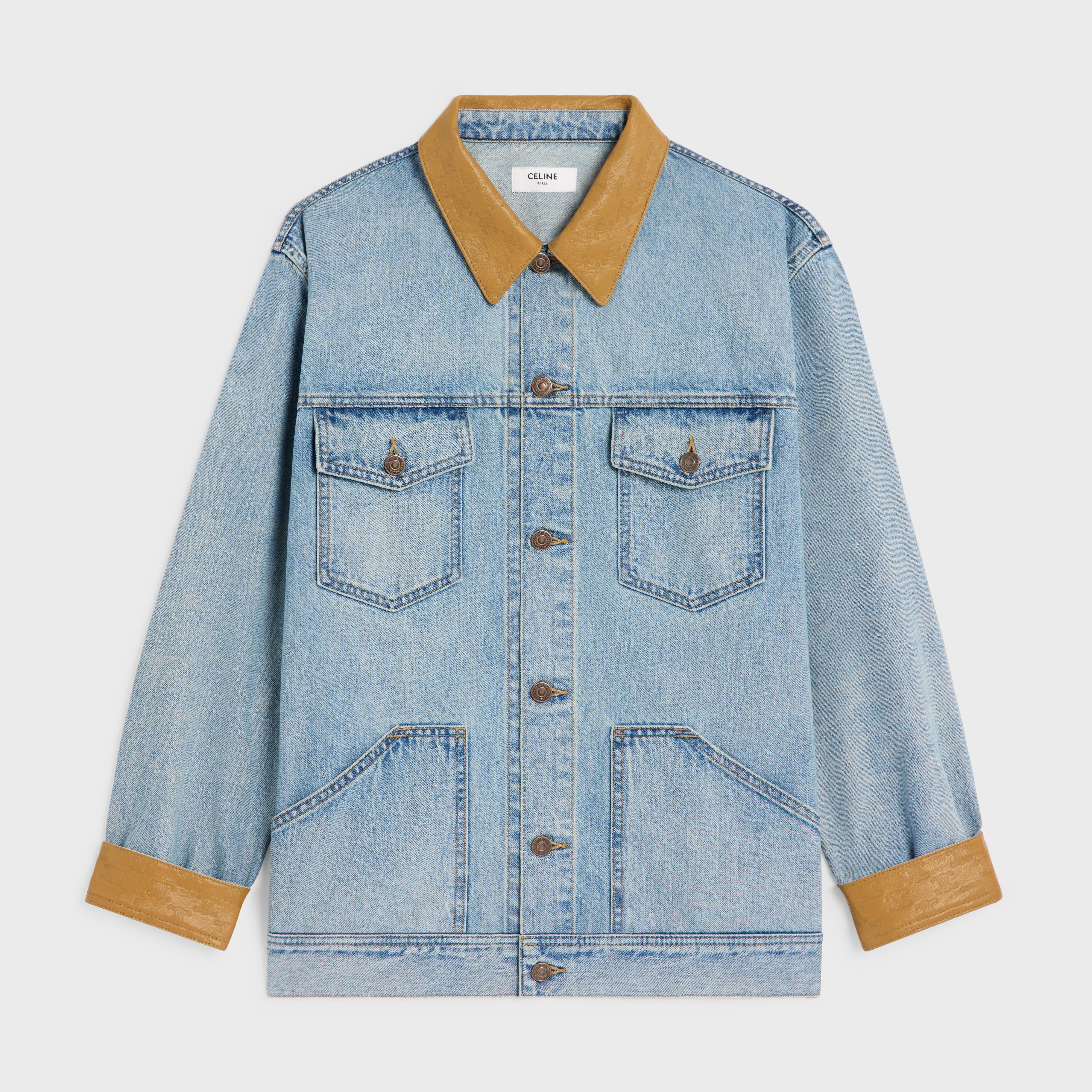 TRUCKER JACKET IN BLUE ECLIPSE WASH DENIM - BLUE ECLIPSE