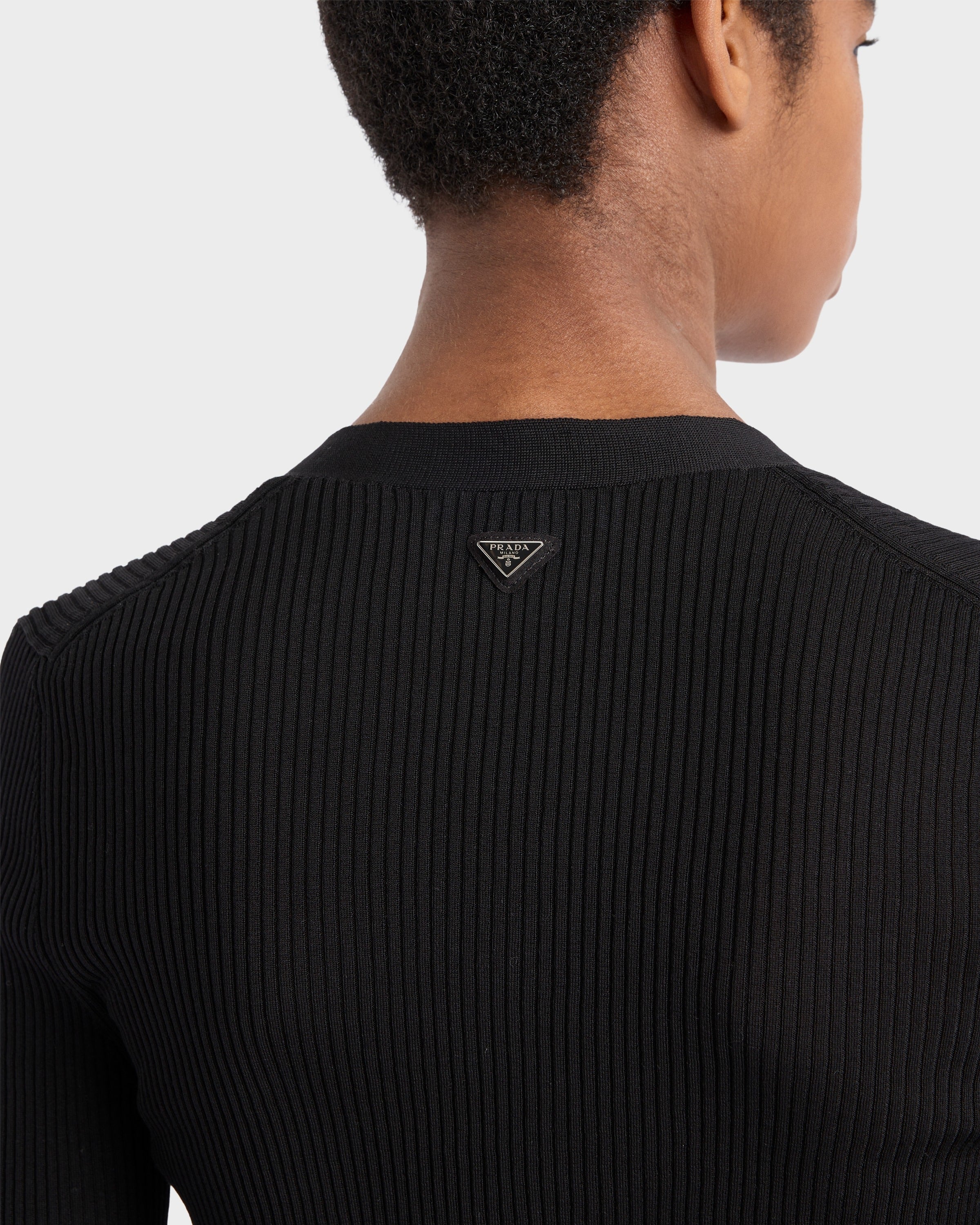 Cotton cardigan Black