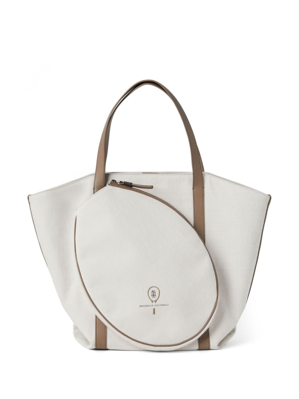 Brunello Cucinelli Canvas Tennis Tote Bag