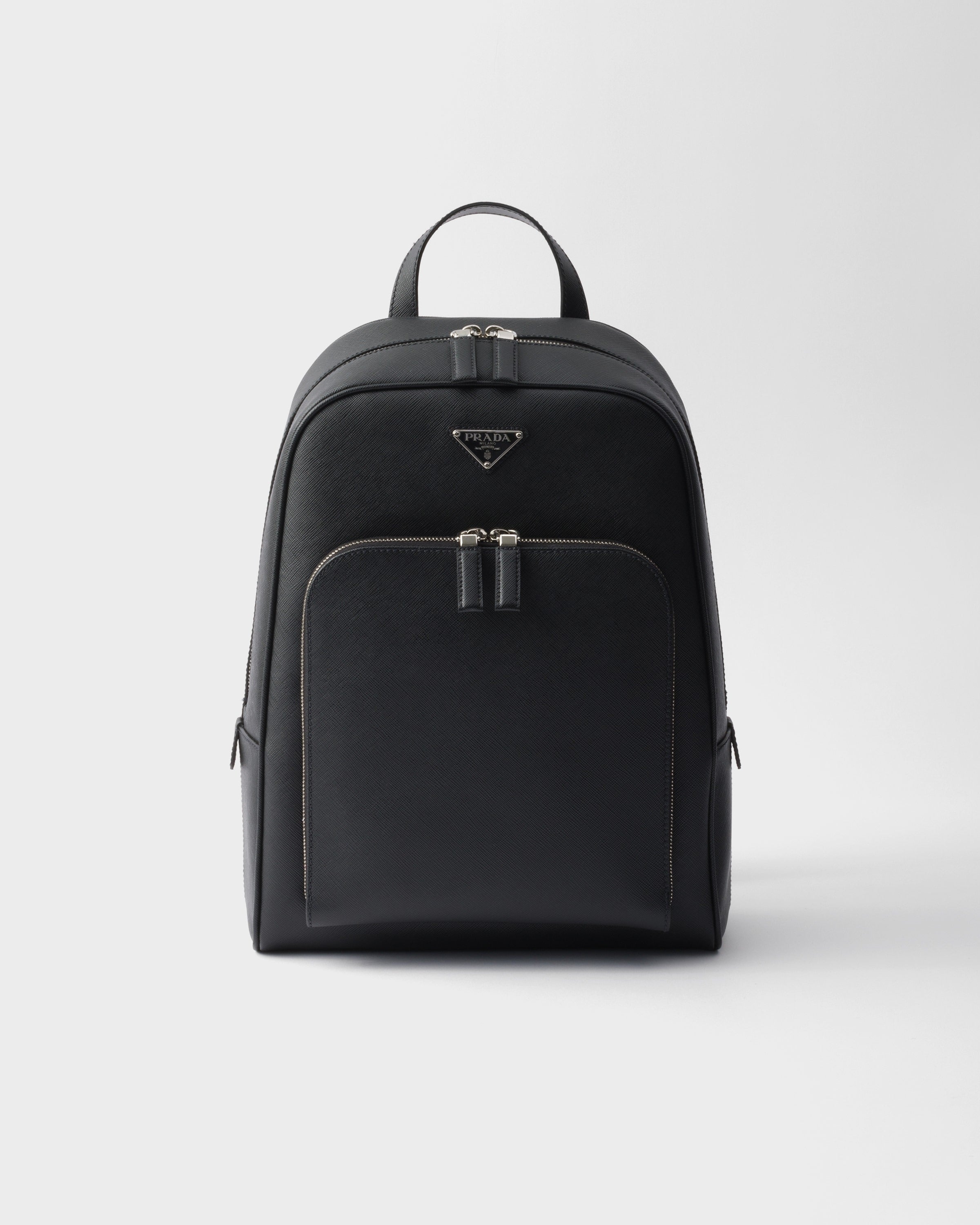 Saffiano backpack Black