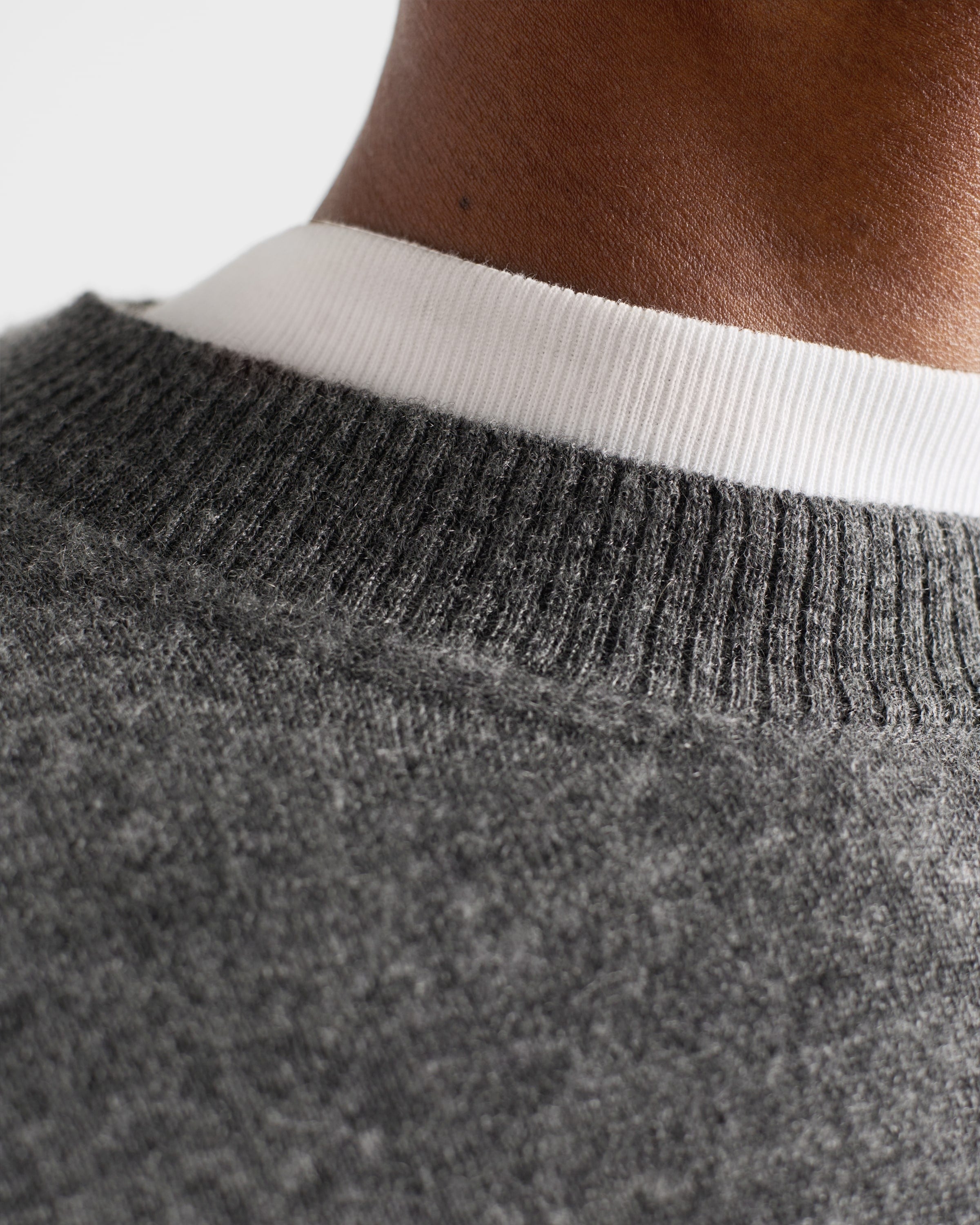 Cashmere crew-neck sweater Slate Gray