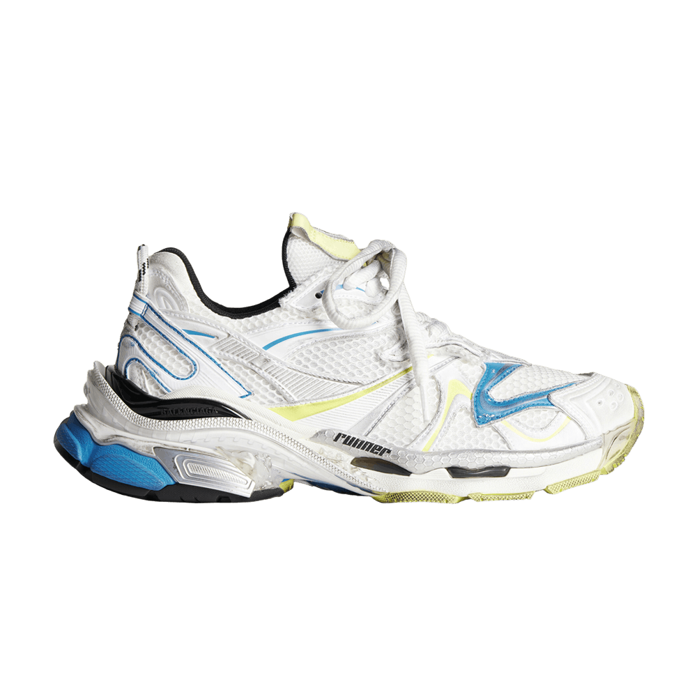 Balenciaga Runner Sneaker 'Worn-Out - White Yellow Blue'