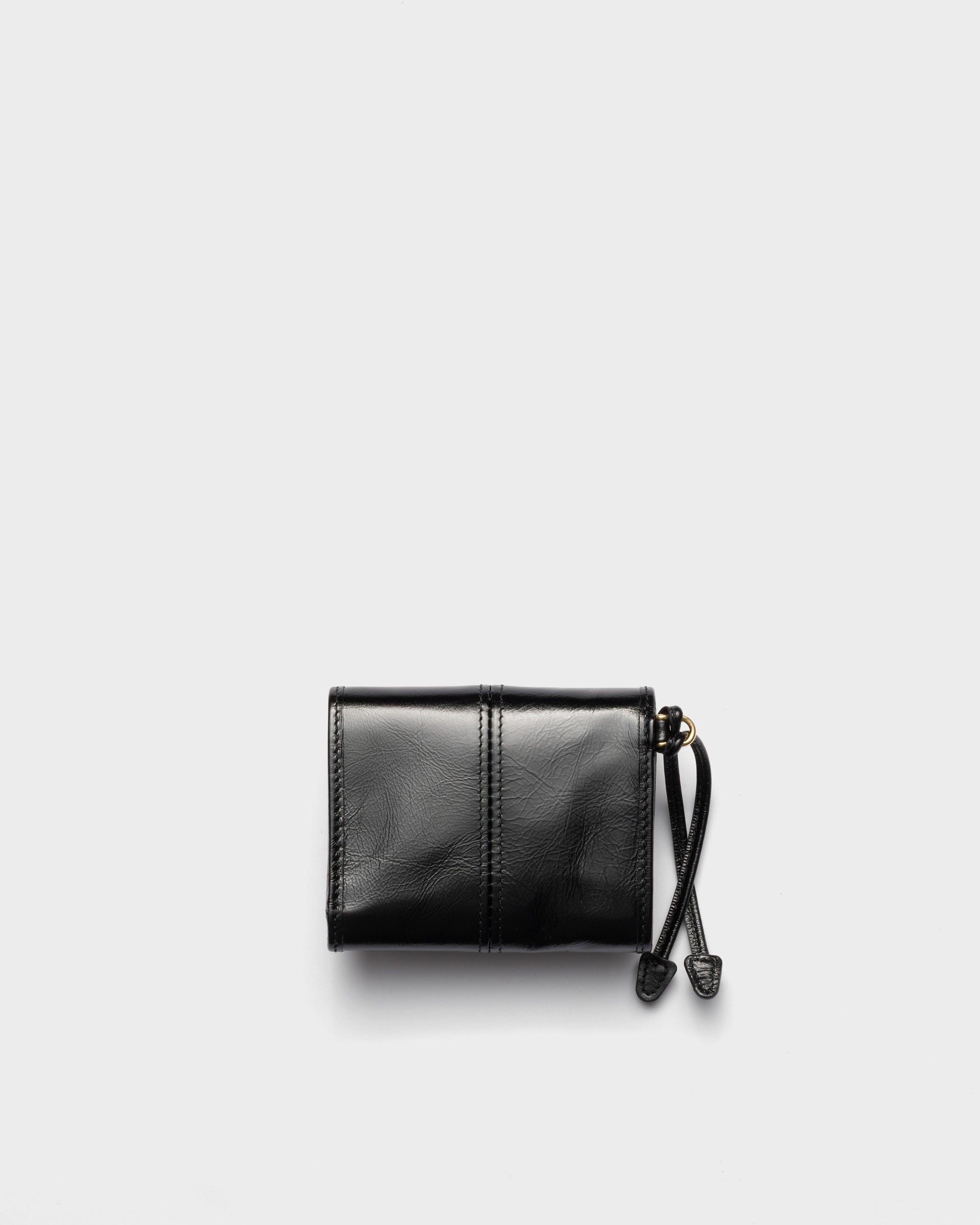 Small leather wallet Black