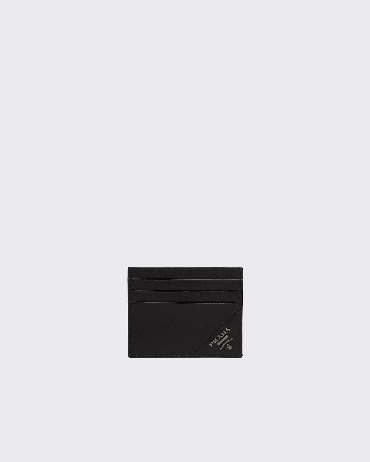 Saffiano Leather Card Holder Black