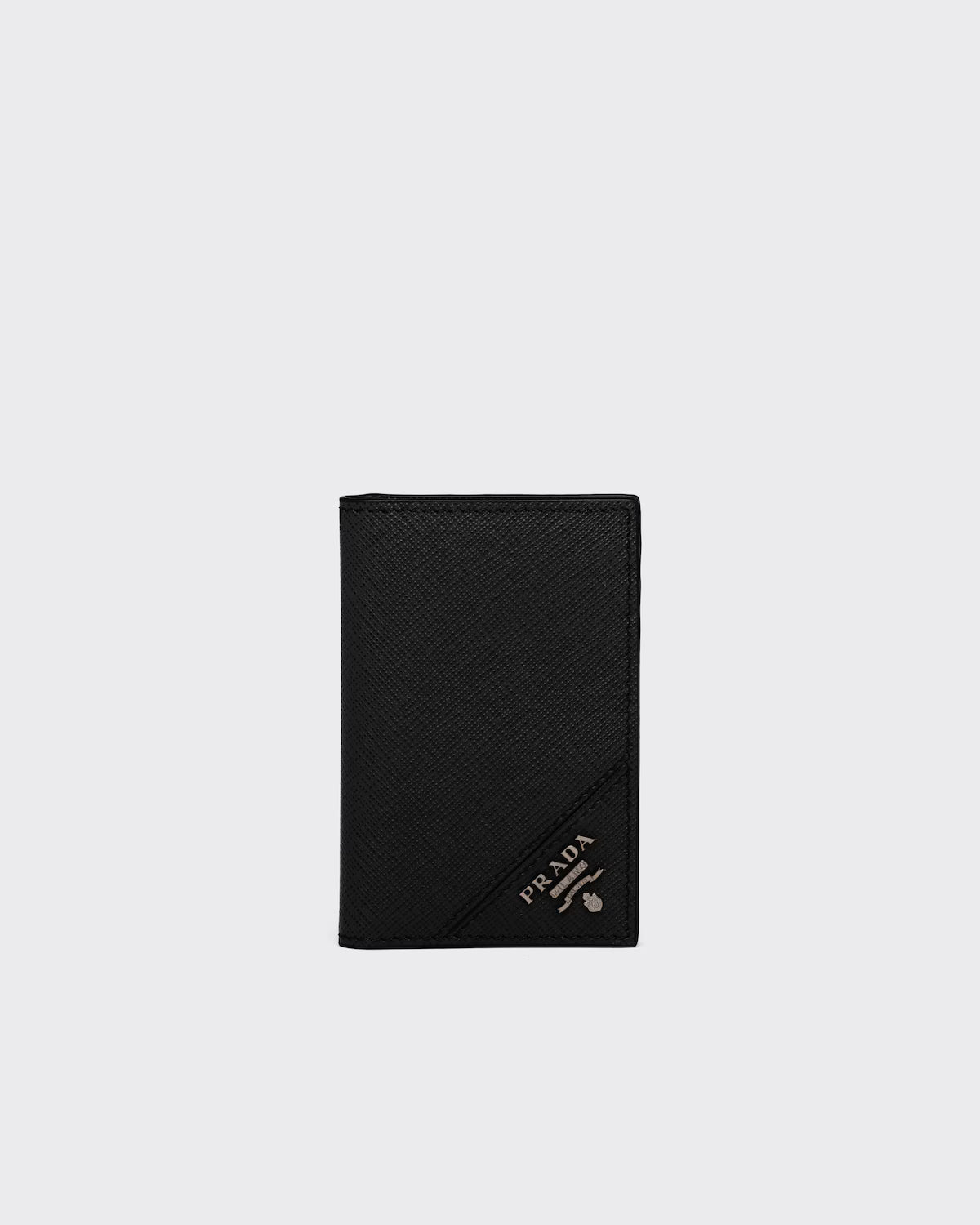 Saffiano Leather Card Holder Black
