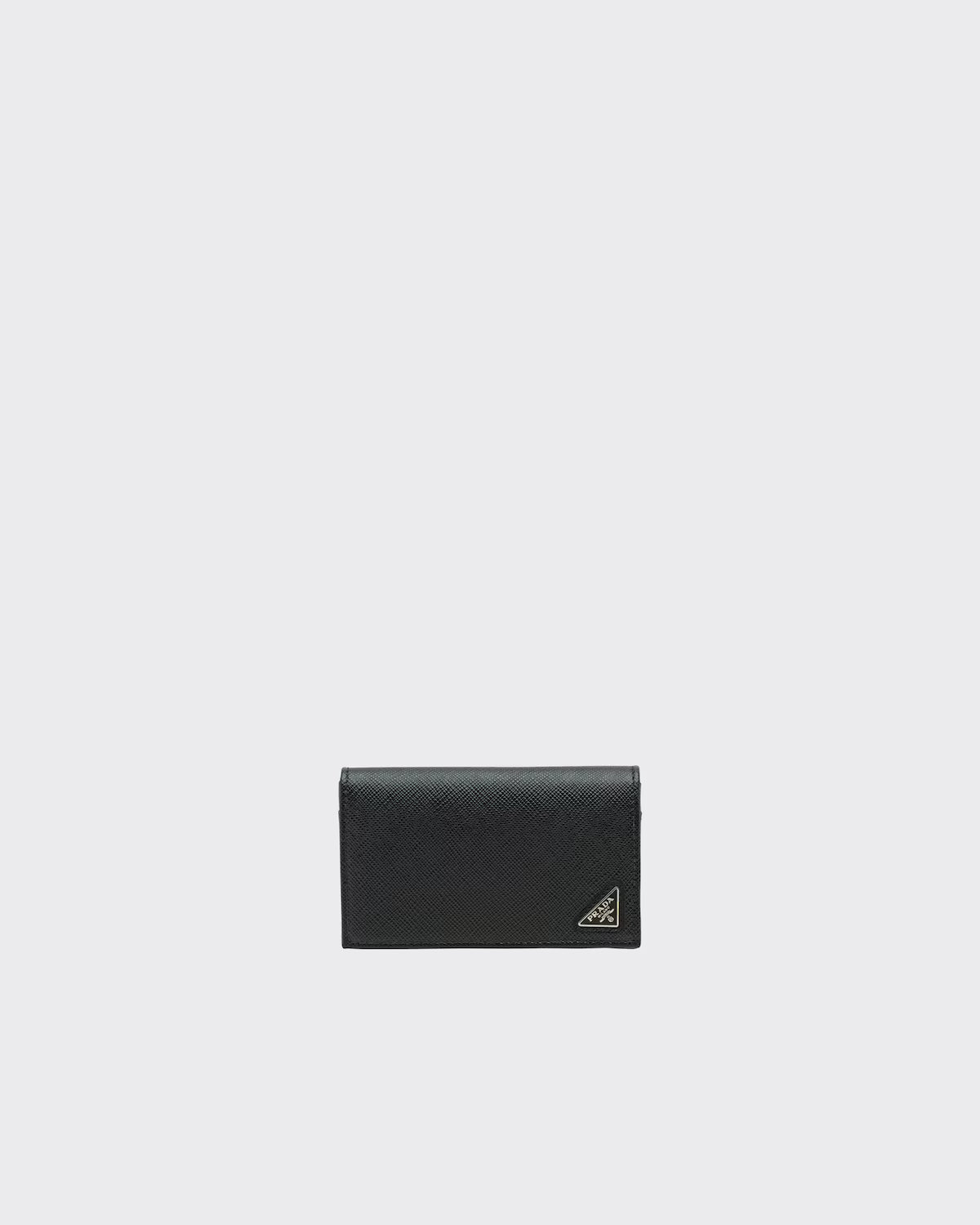Saffiano Leather Card Holder Black