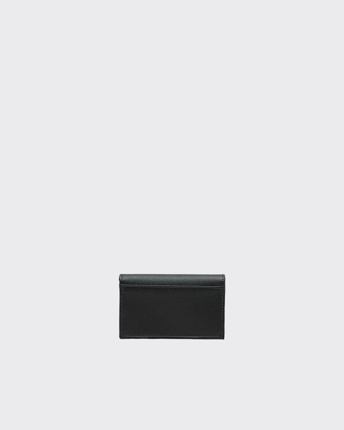 Saffiano Leather Card Holder Black