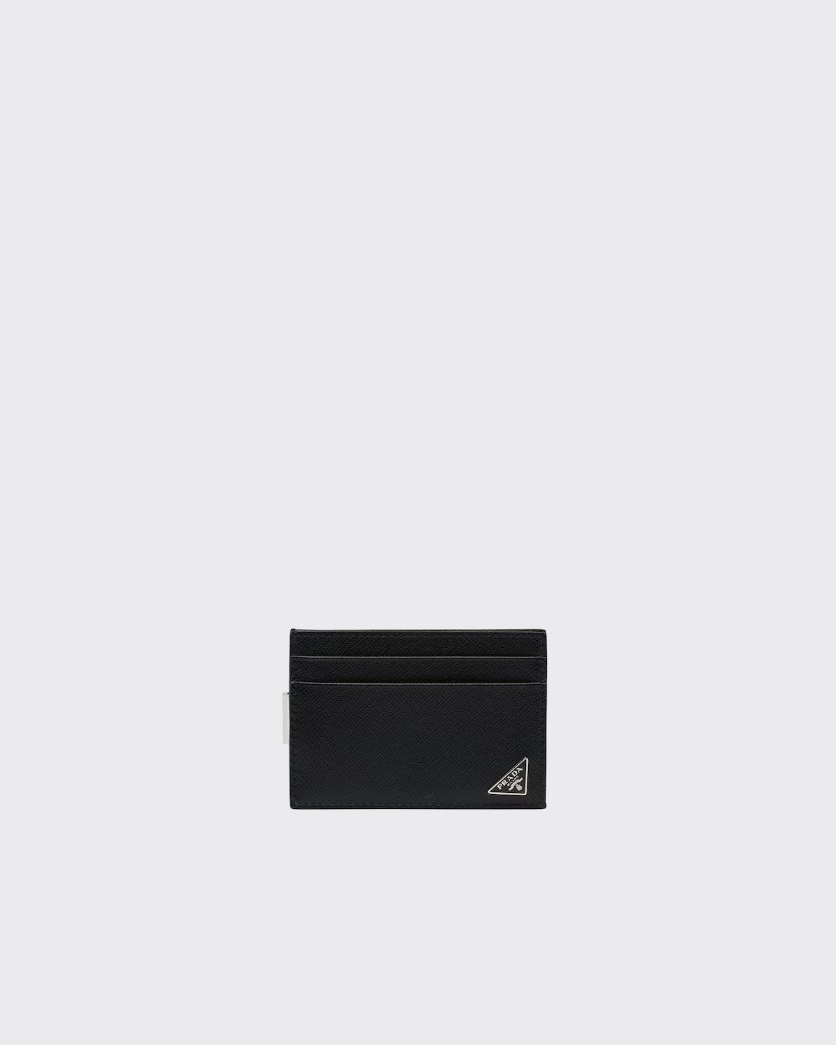 Saffiano Leather Card Holder Black