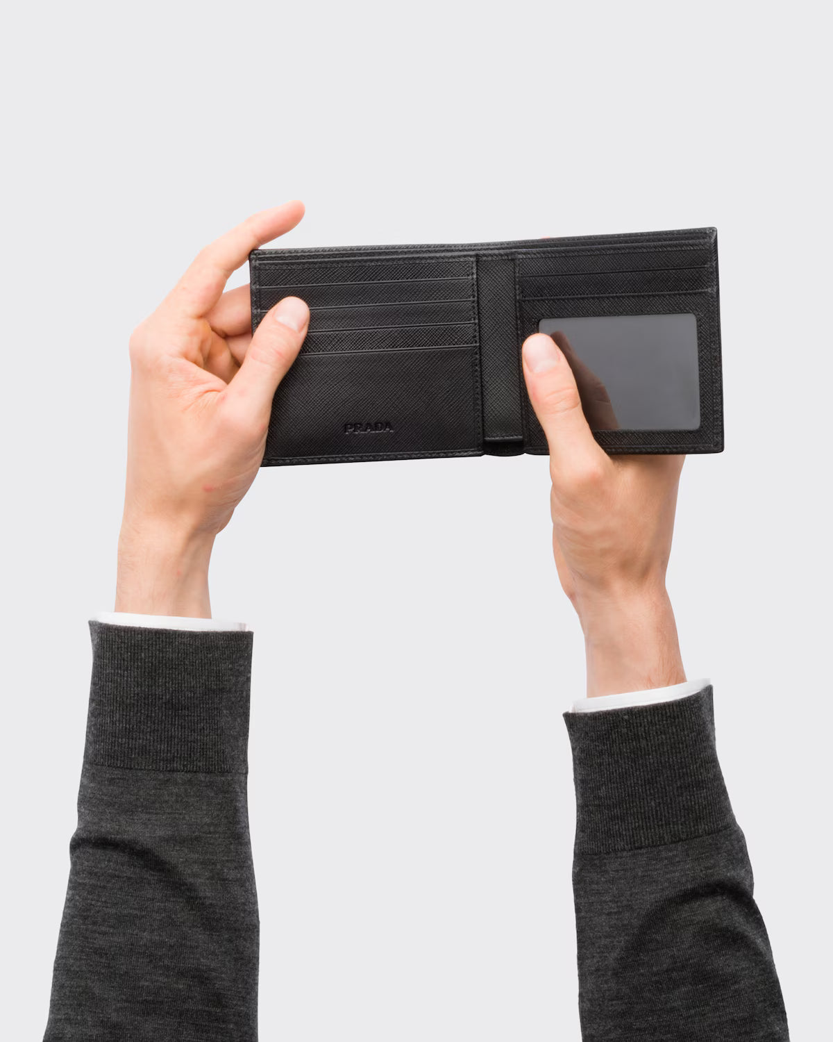 Saffiano Leather Wallet Black