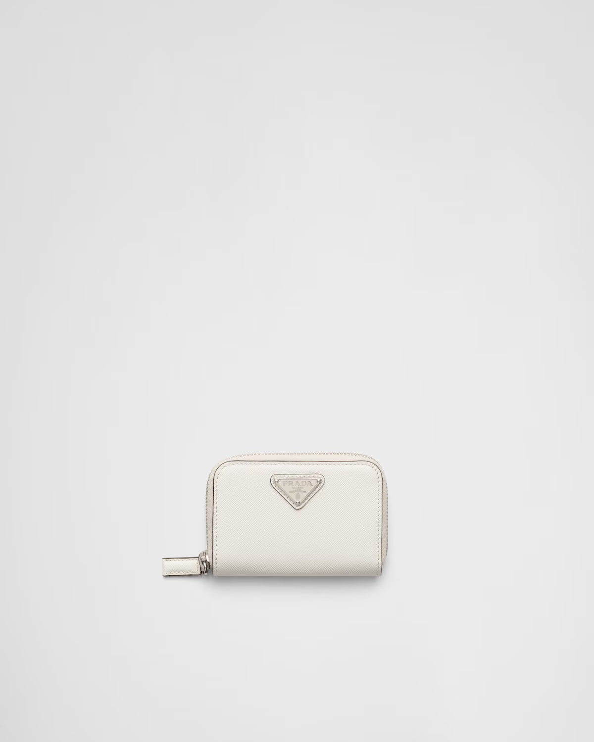 Saffiano coin purse White