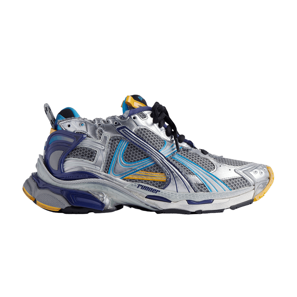 Balenciaga Runner Sneaker 'Grey Orange Aqua'