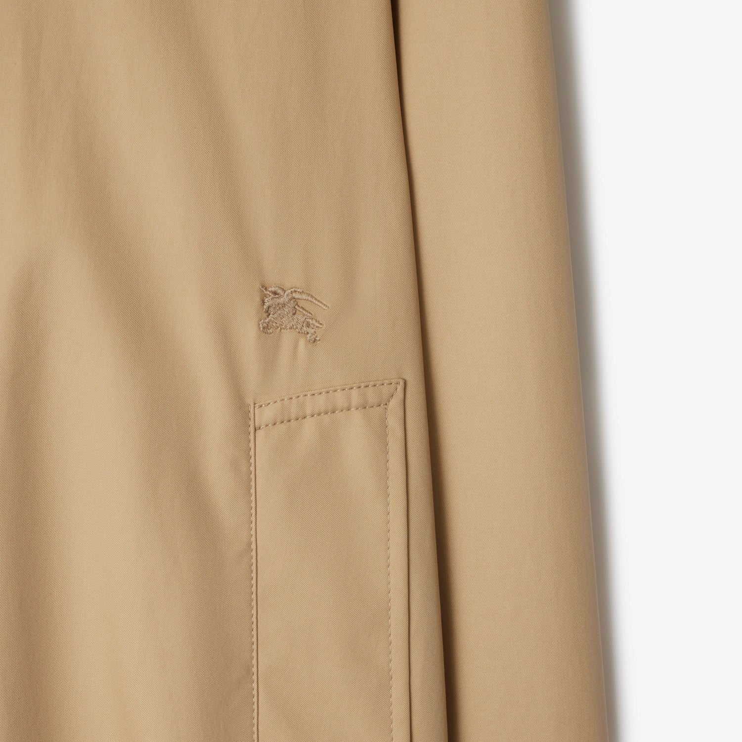 Gabardine Chester Harrington Jacket - Flax