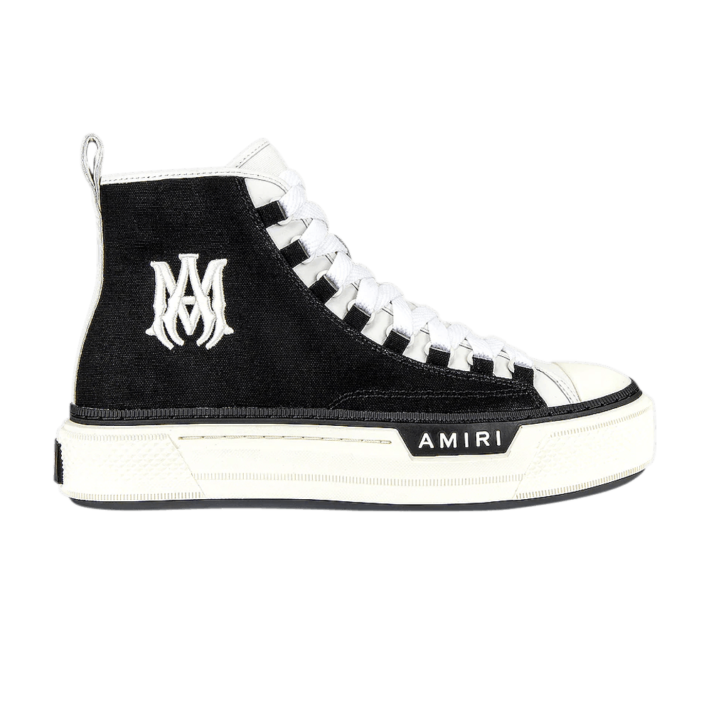 Amiri M.A. Logo Court High 'Black White'