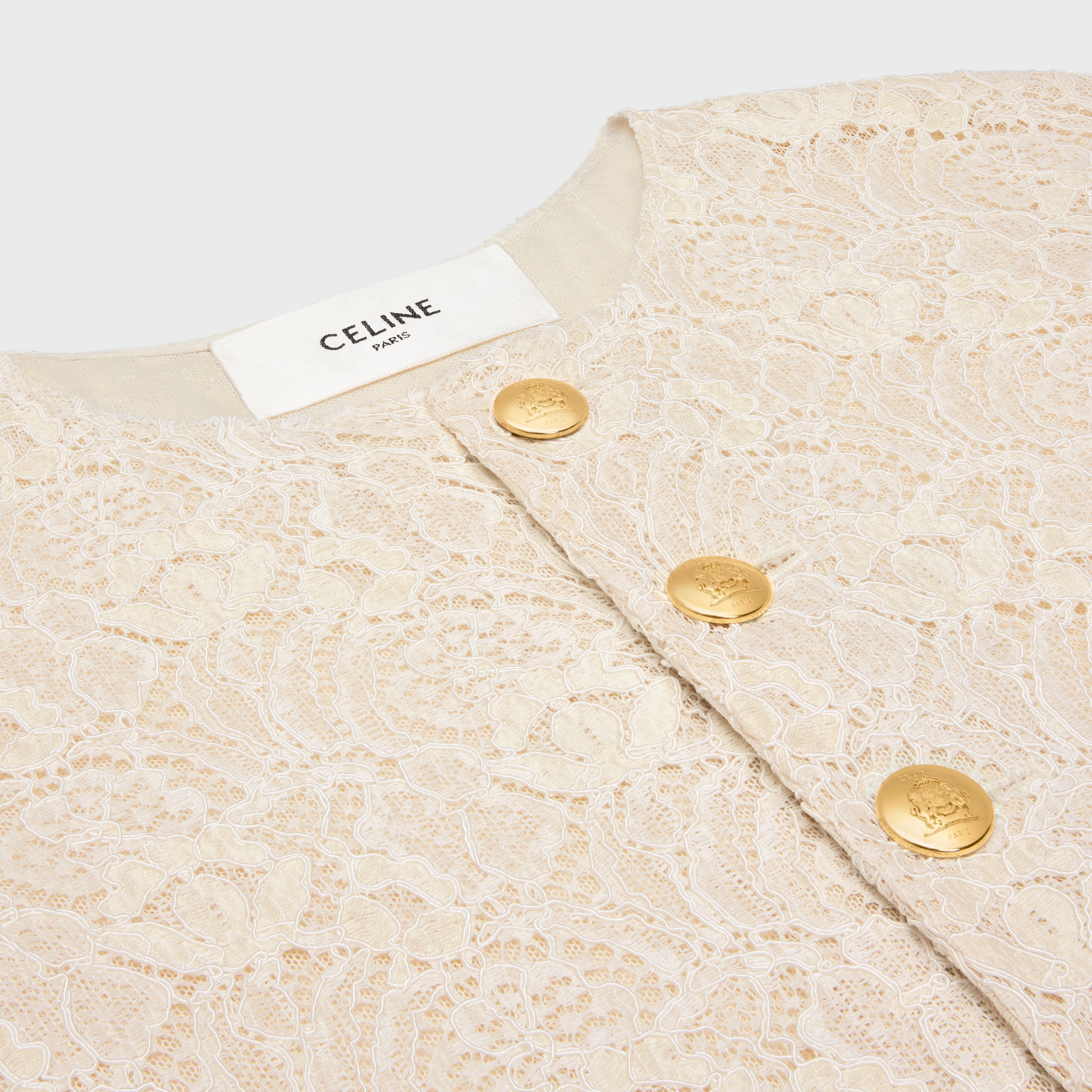 CHELSEA JACKET IN LACE - NATUREL