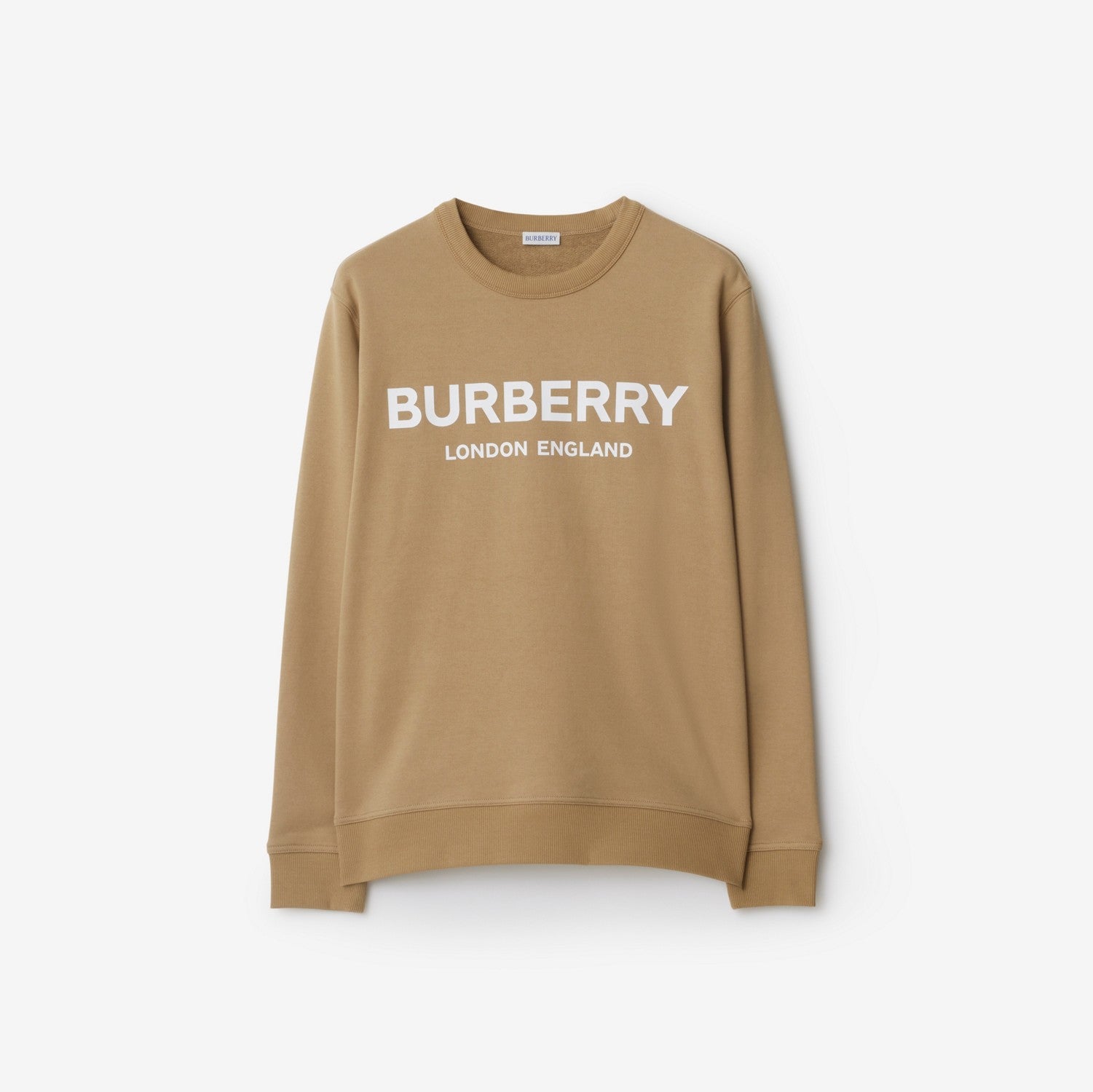 Logo Cotton Sweatshirt - Archive beige