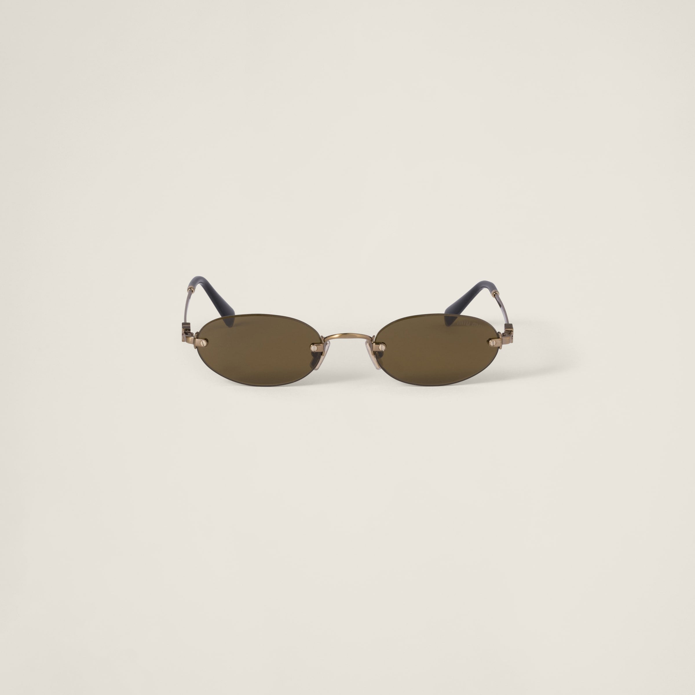 Miu Miu Logo sunglasses Loden Green Lenses