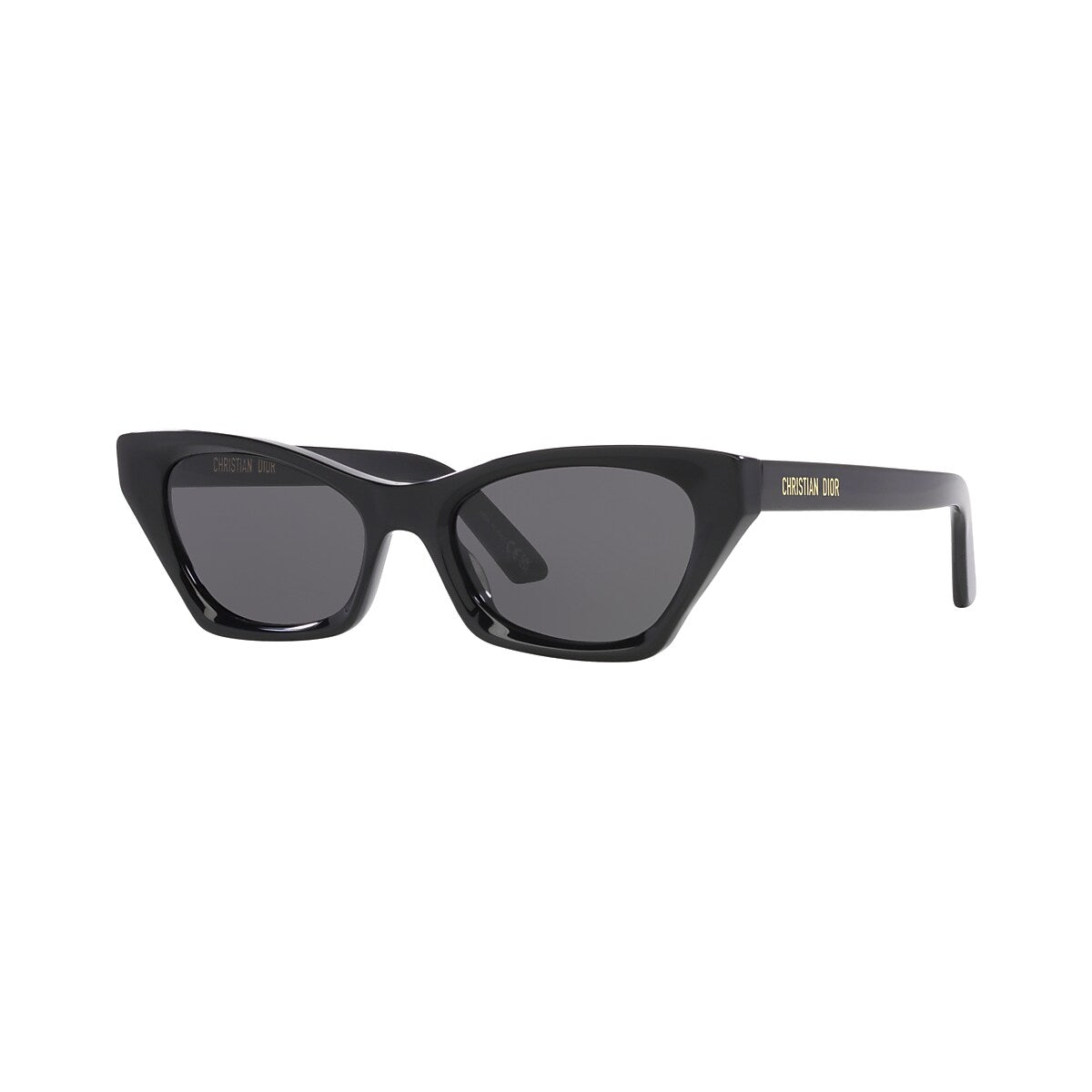 DIOR DiorMidnight B1 Black Shiny - Women Luxury Sunglasses, Smoke Lens