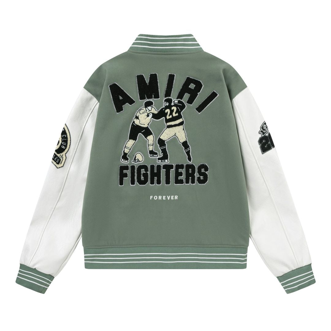 Amiri Baseball Jacket Ice Hockey