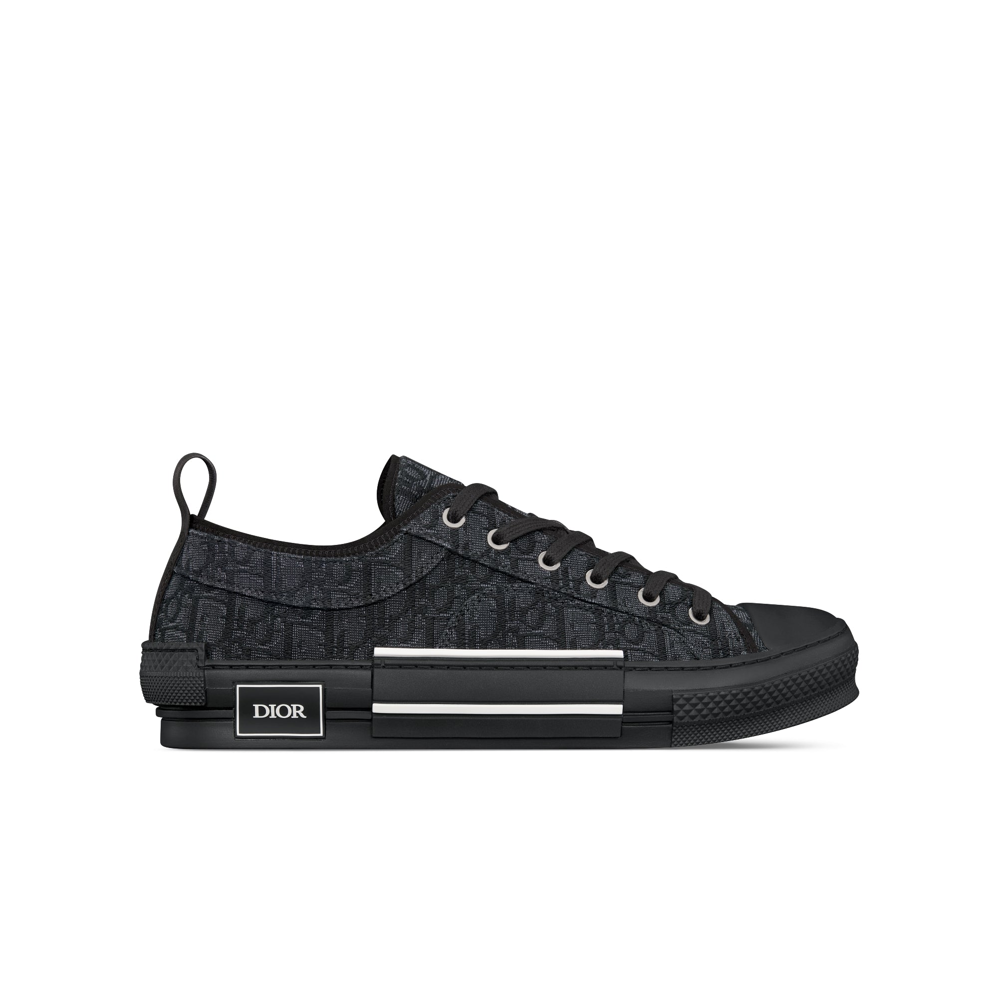 B23 Low-Top Sneaker - Black Dior Oblique Jacquard