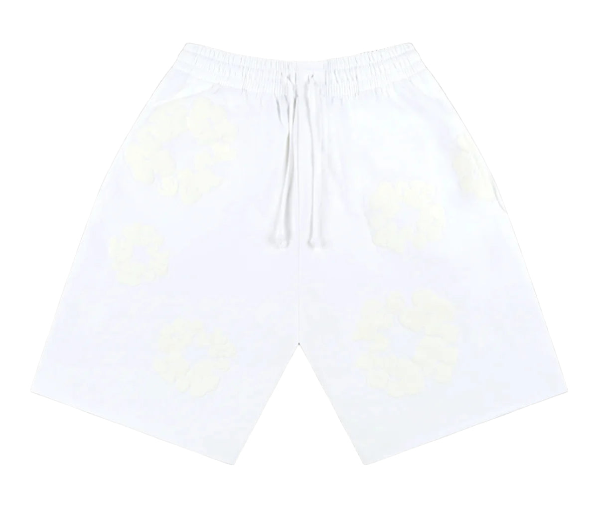 Mono Cotton Wreath Shorts White