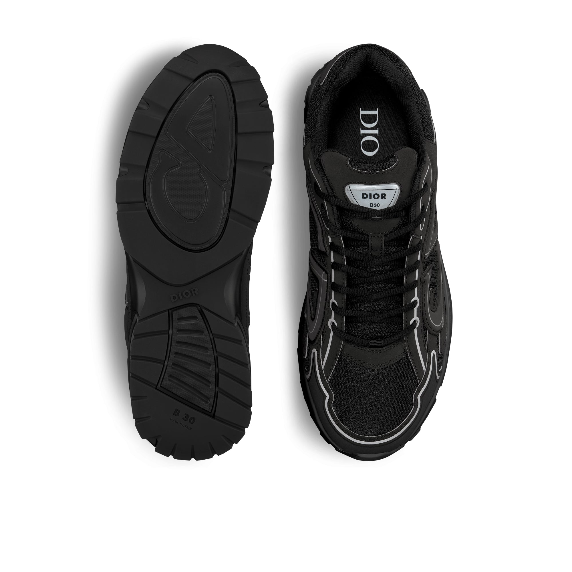 B30 Sneaker - Black Mesh and Technical Fabric