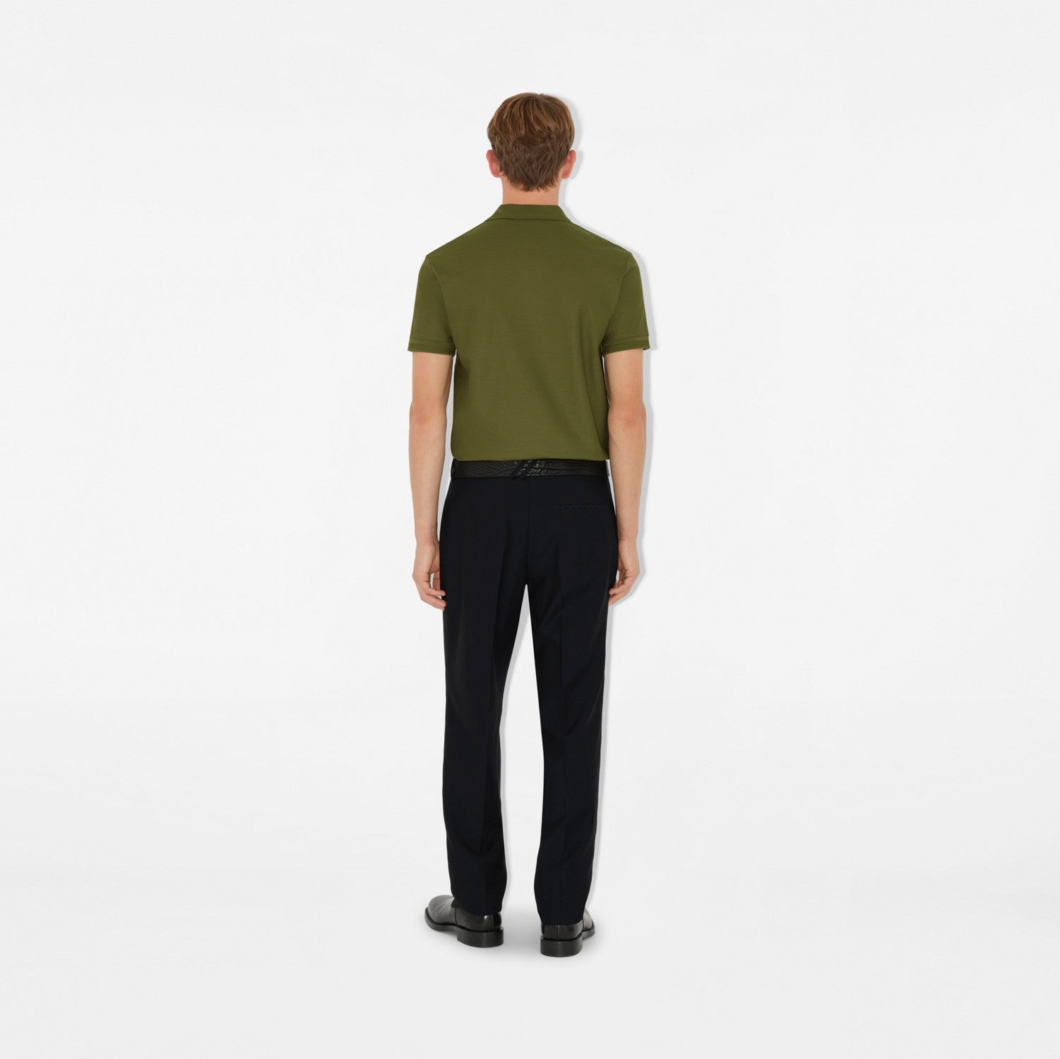 Cotton Polo Shirt - Olive