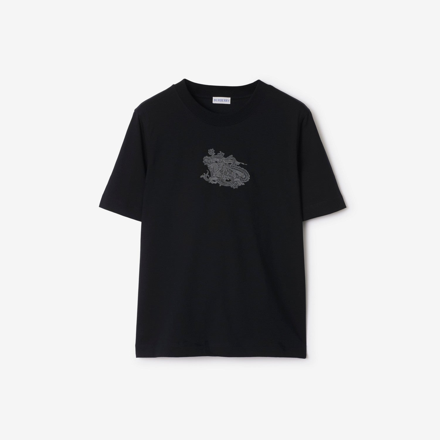 Paisley EKD Cotton T-shirt - Coal