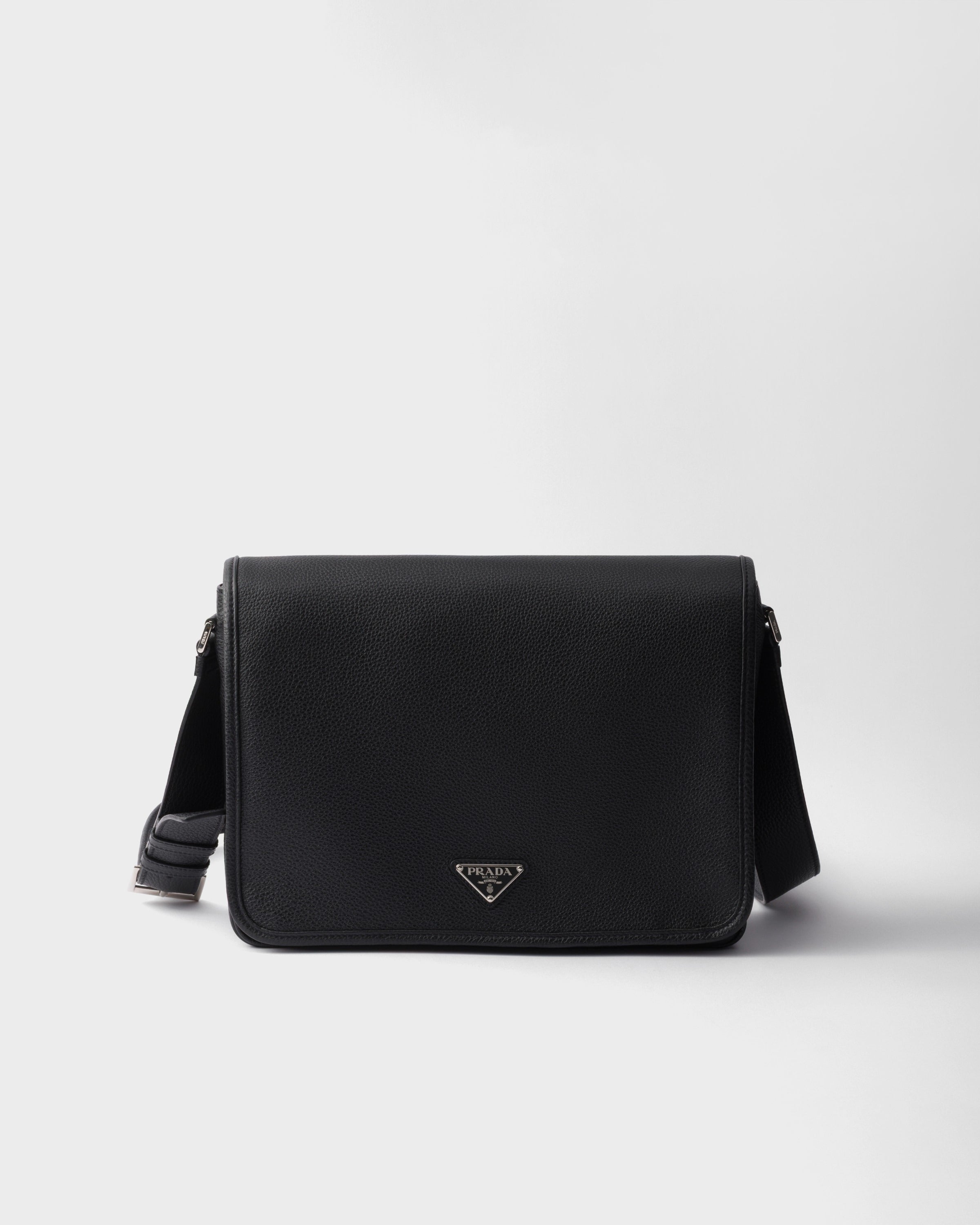 Leather shoulder bag Black