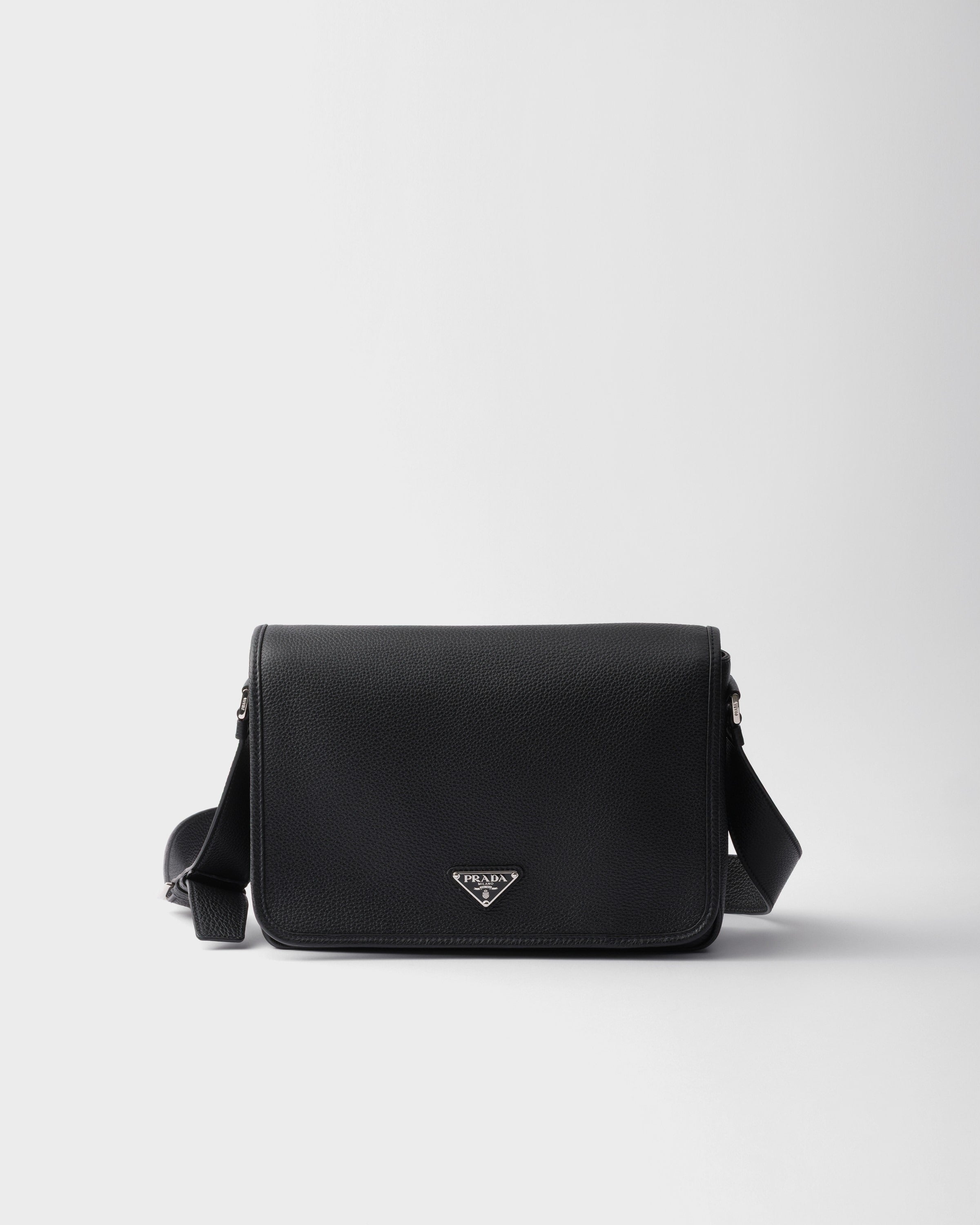 Leather shoulder bag Black