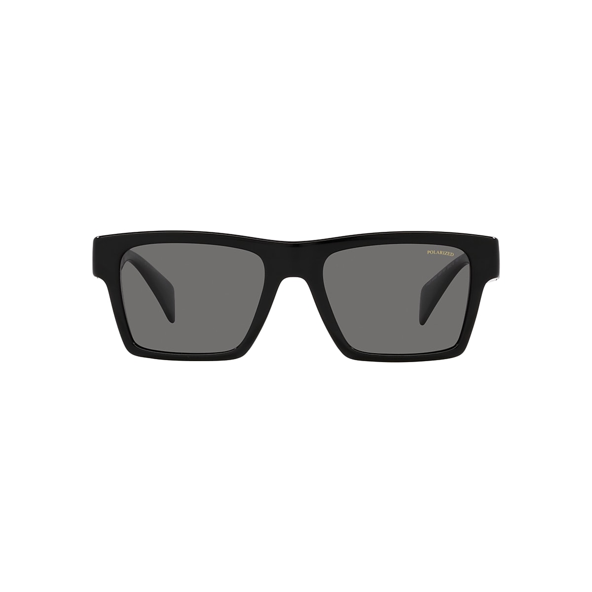 VERSACE VE4445 Black - Men Luxury Sunglasses, Polar Dark Grey Lens