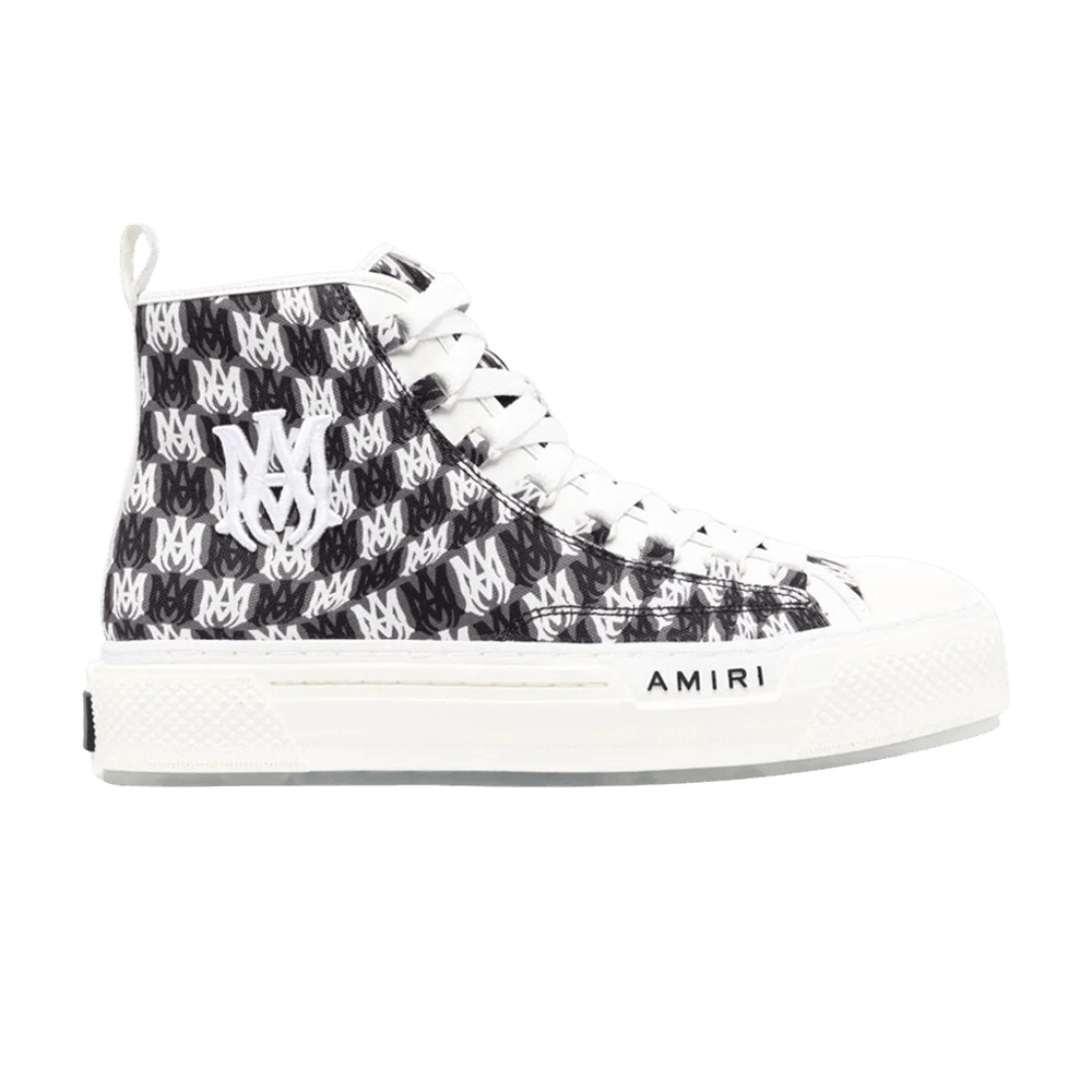 Amiri Court High 'Allover Logo - White Black'