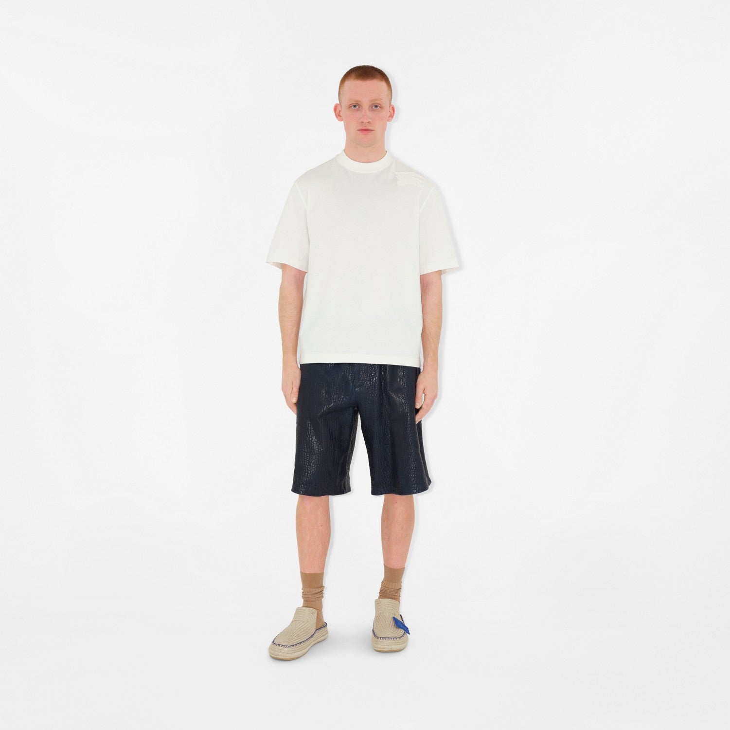 Cotton T-shirt - Salt